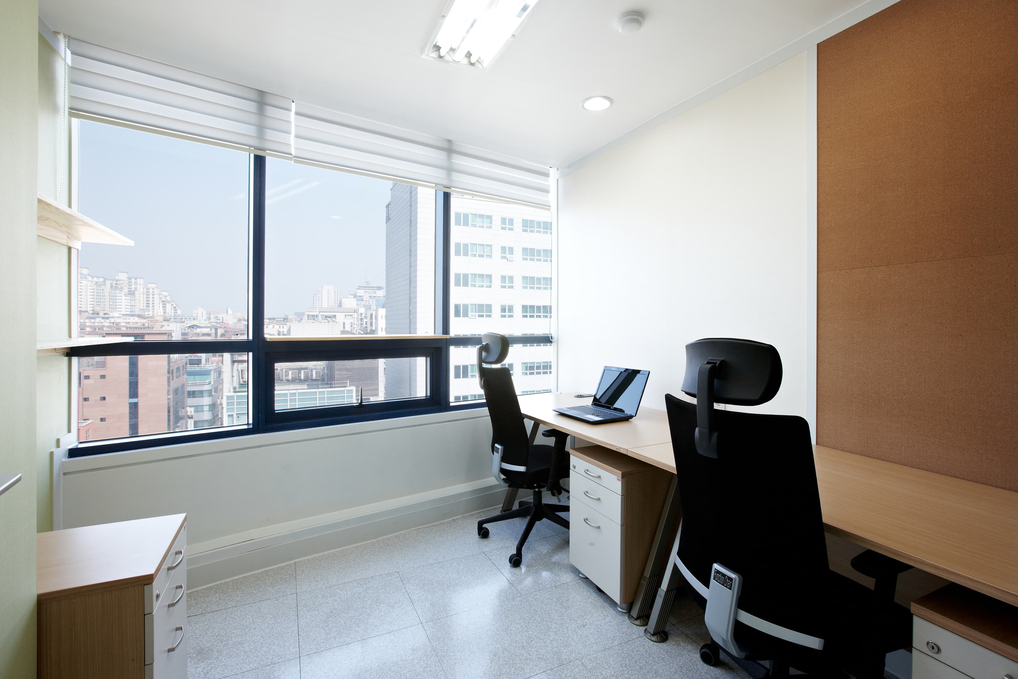 Private office for 2 Desks window side