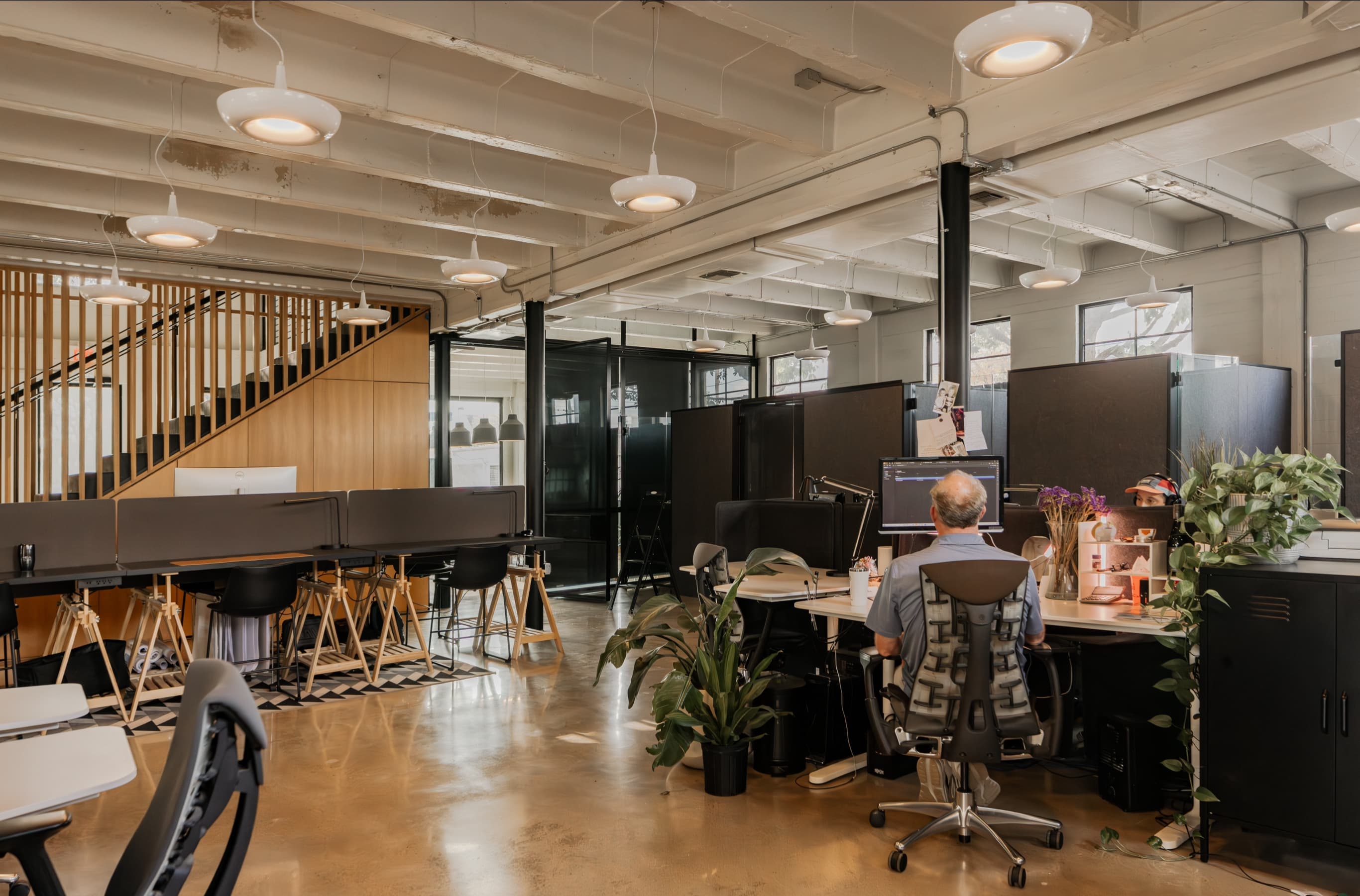 Coworking desks