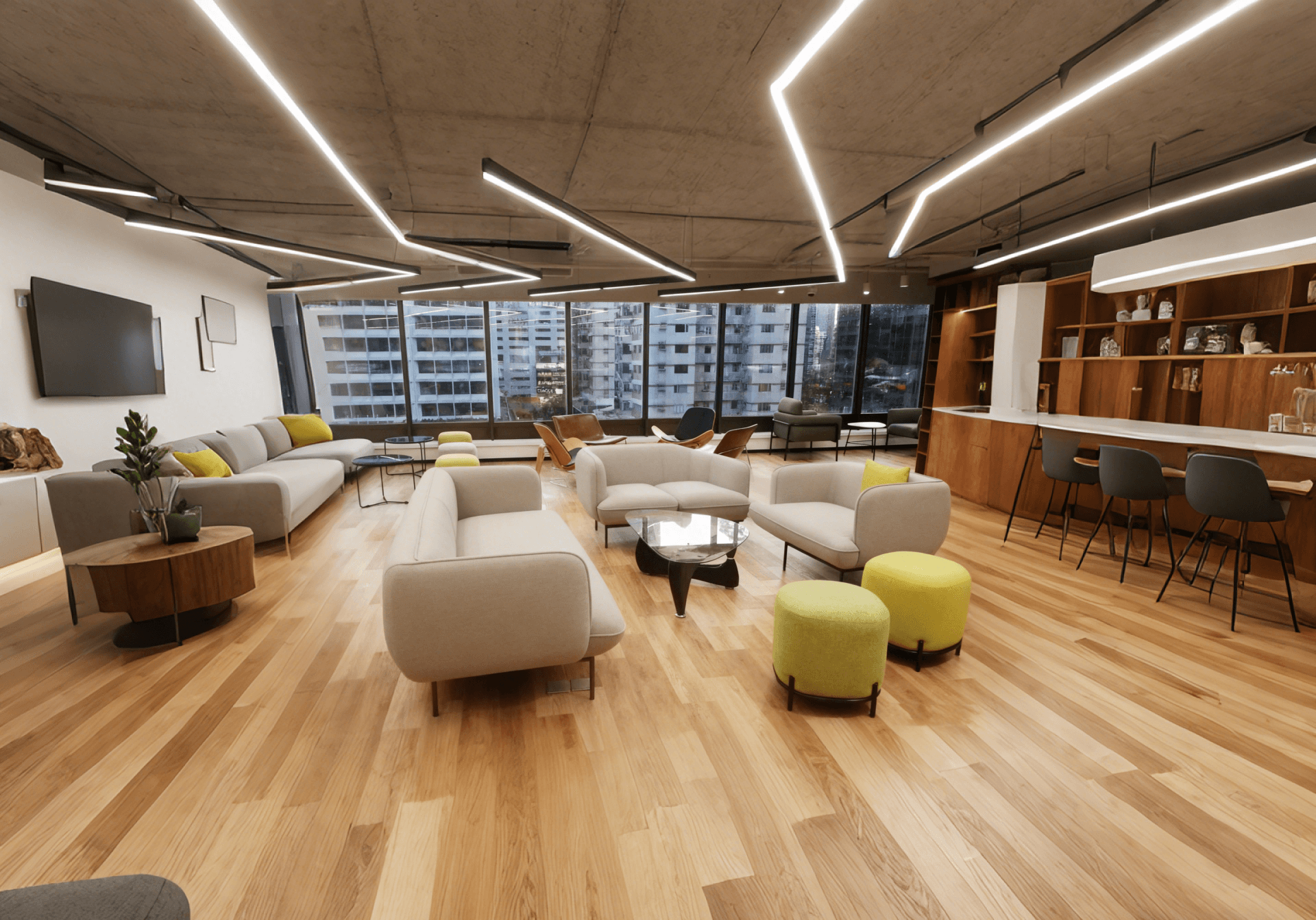 Common Area; Lounge Perfect for relaxing and informal discussions. Common Area; Lounge Perfect for relaxing and informal discussions.