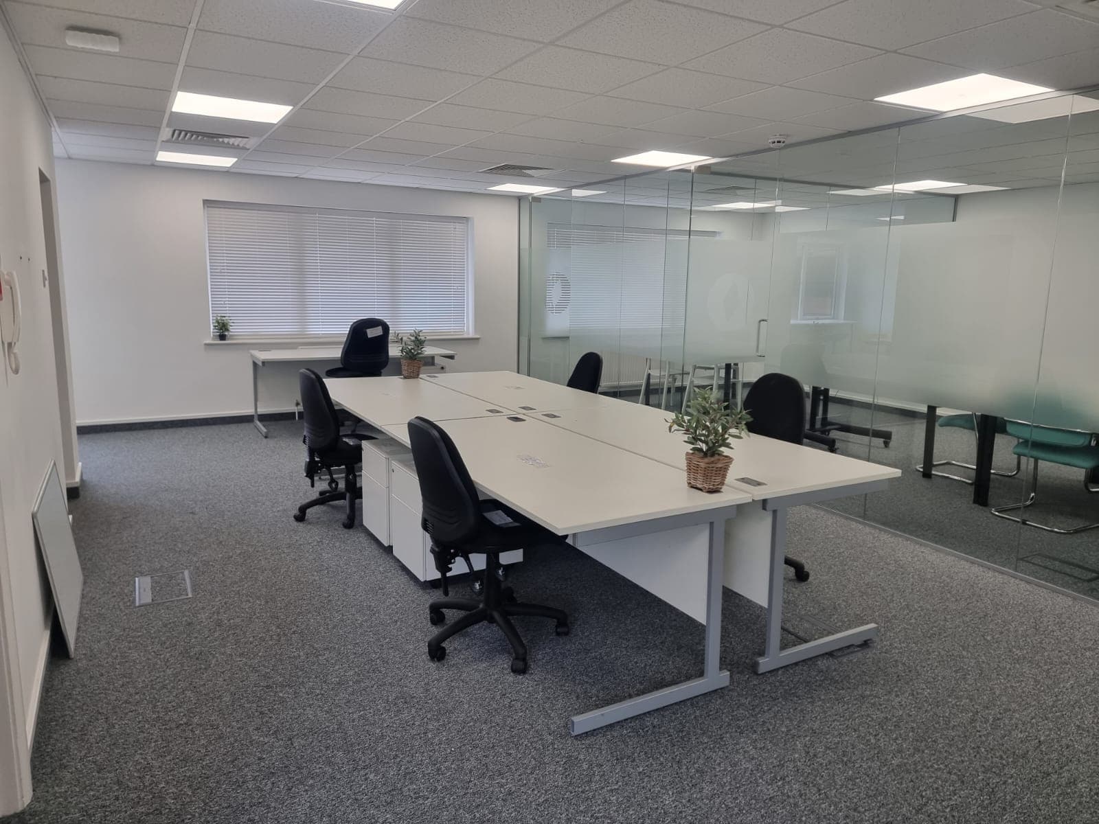 Main Open Office Space up to 8 people with desks