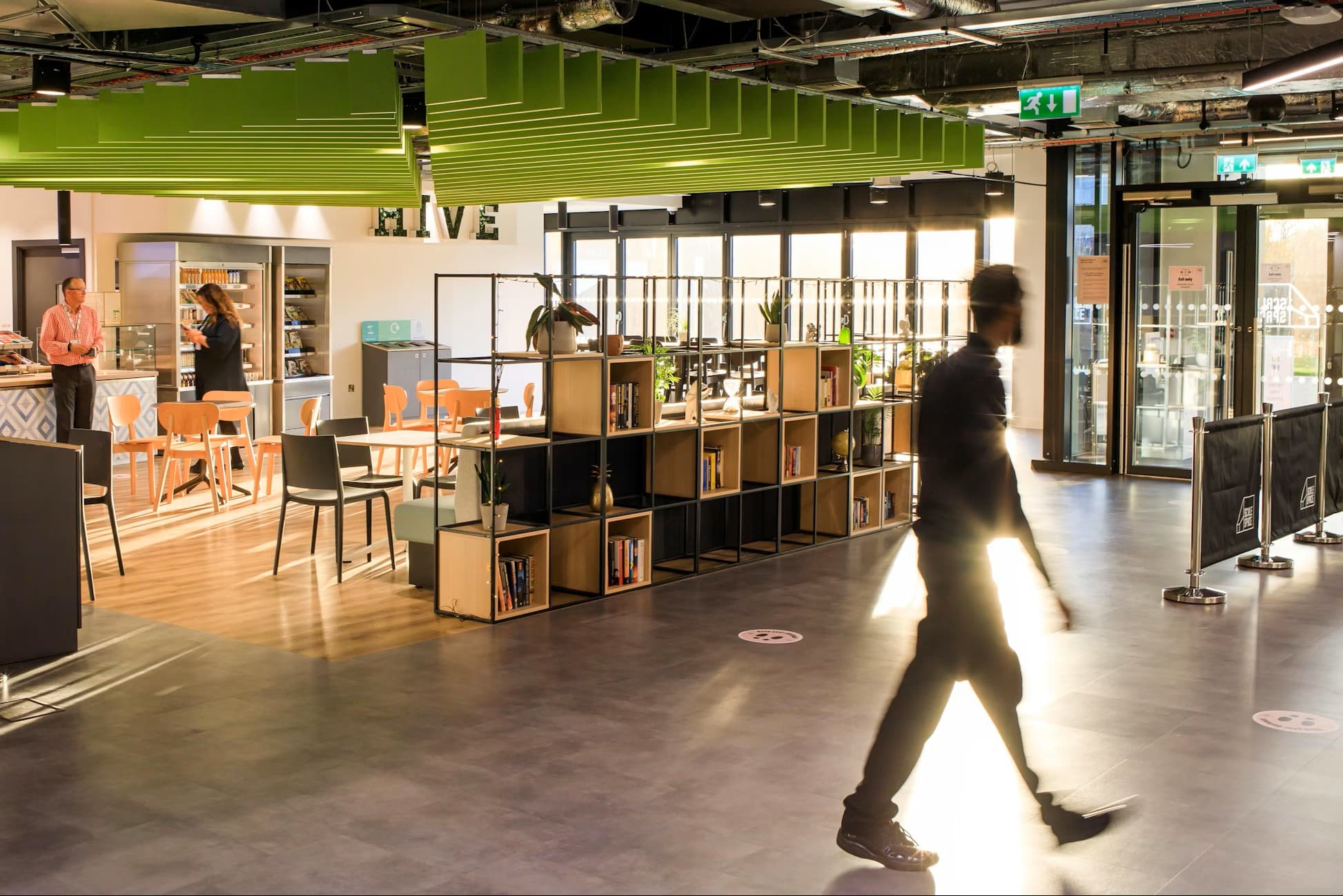 Inside our reception