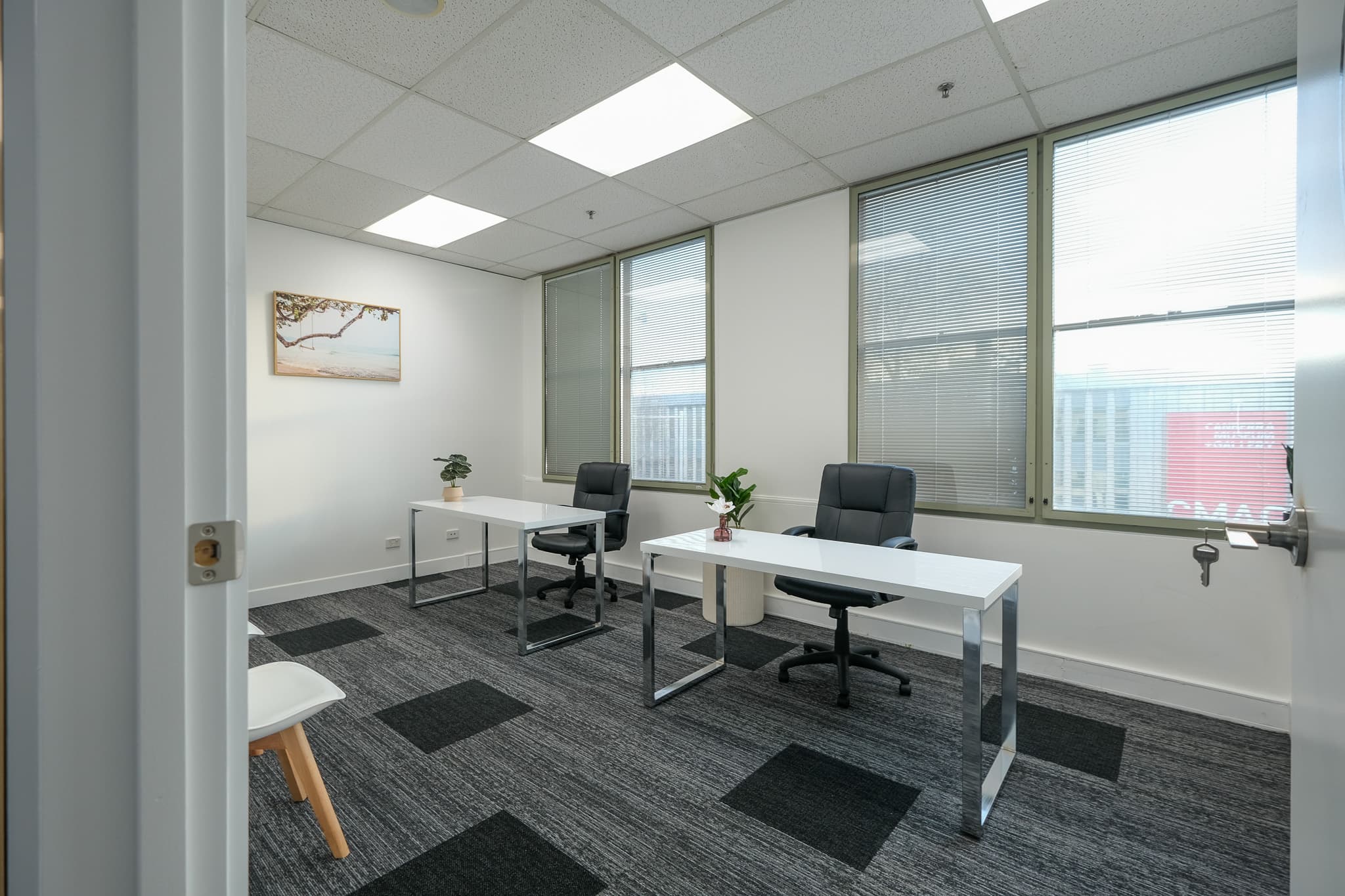 2 person office space