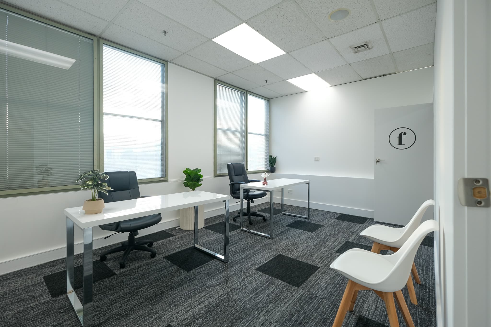 2 person office space