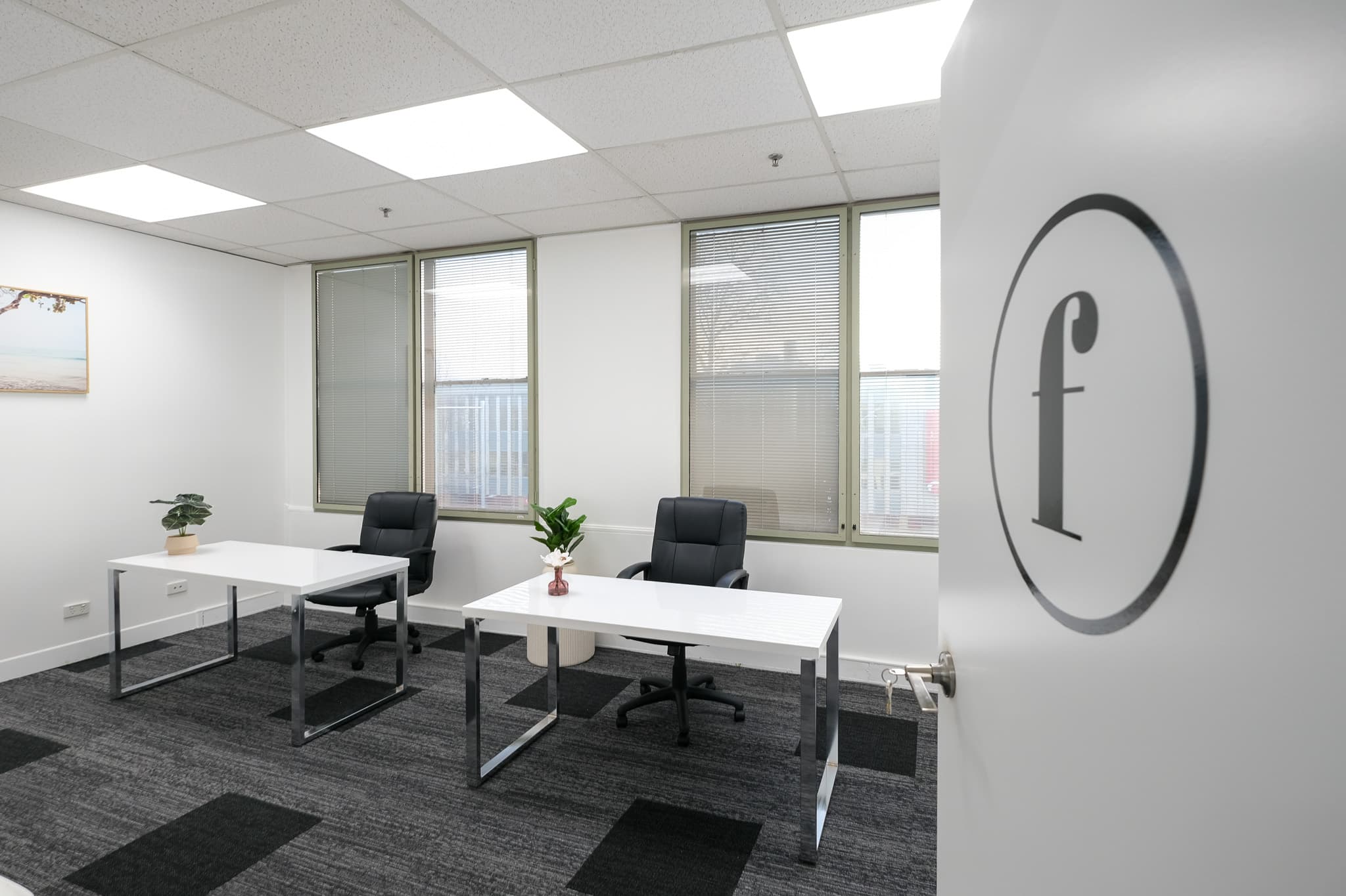 2 person office space