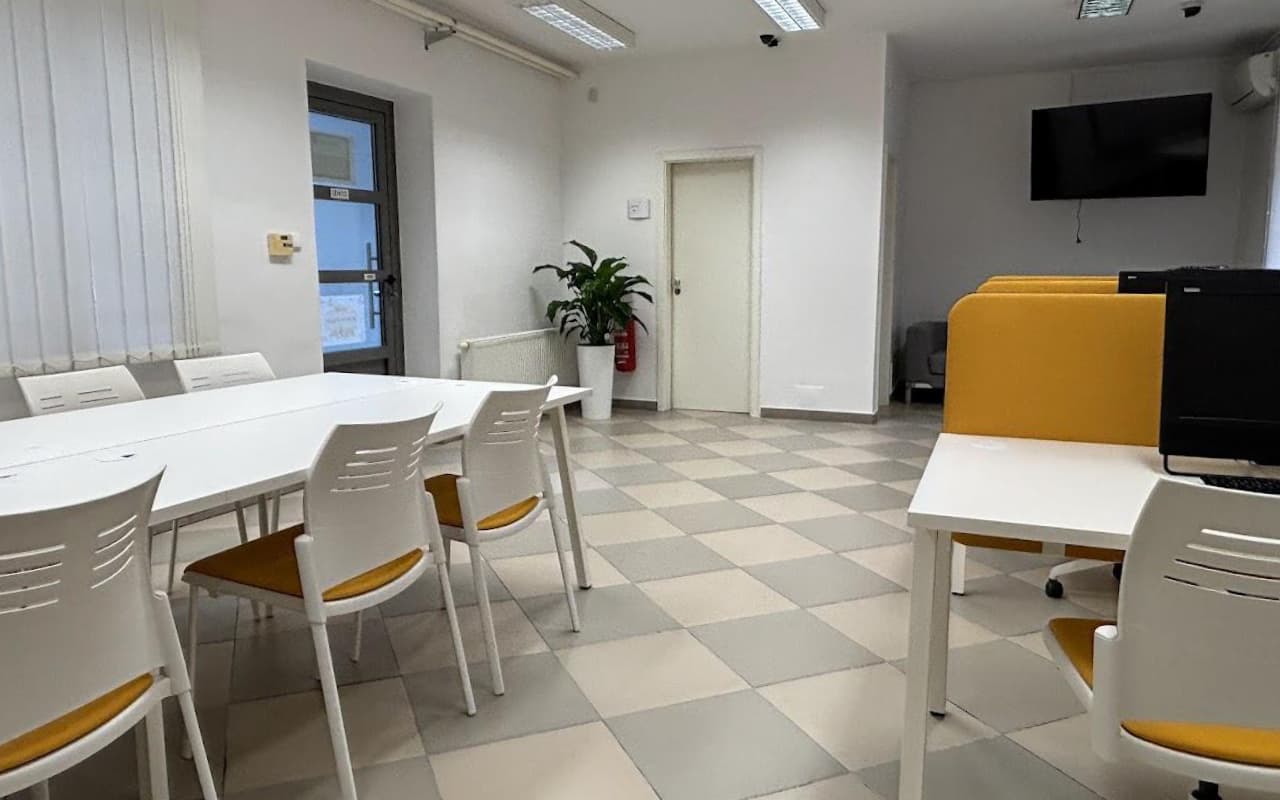 Main room, small conference table