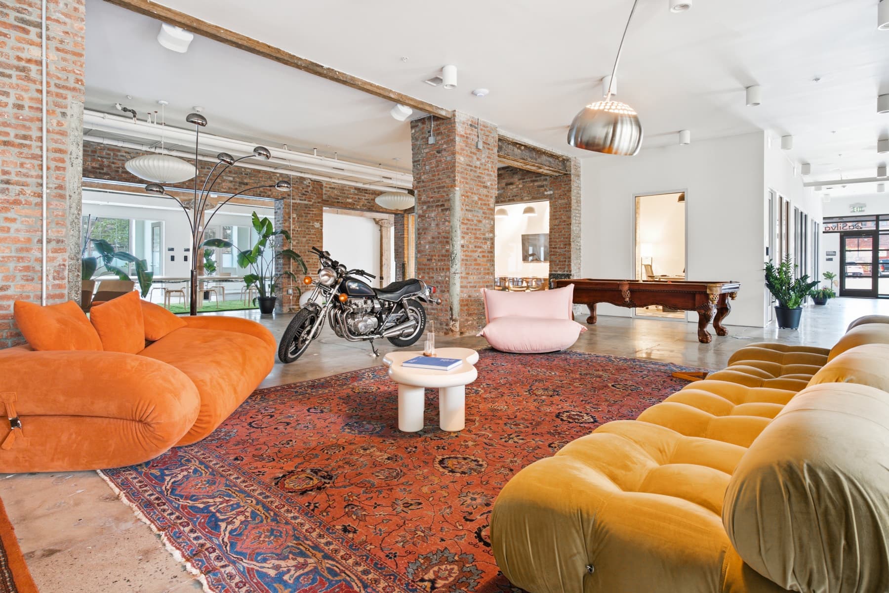 Lounge for breaks and member events. Lounge for breaks and member events.