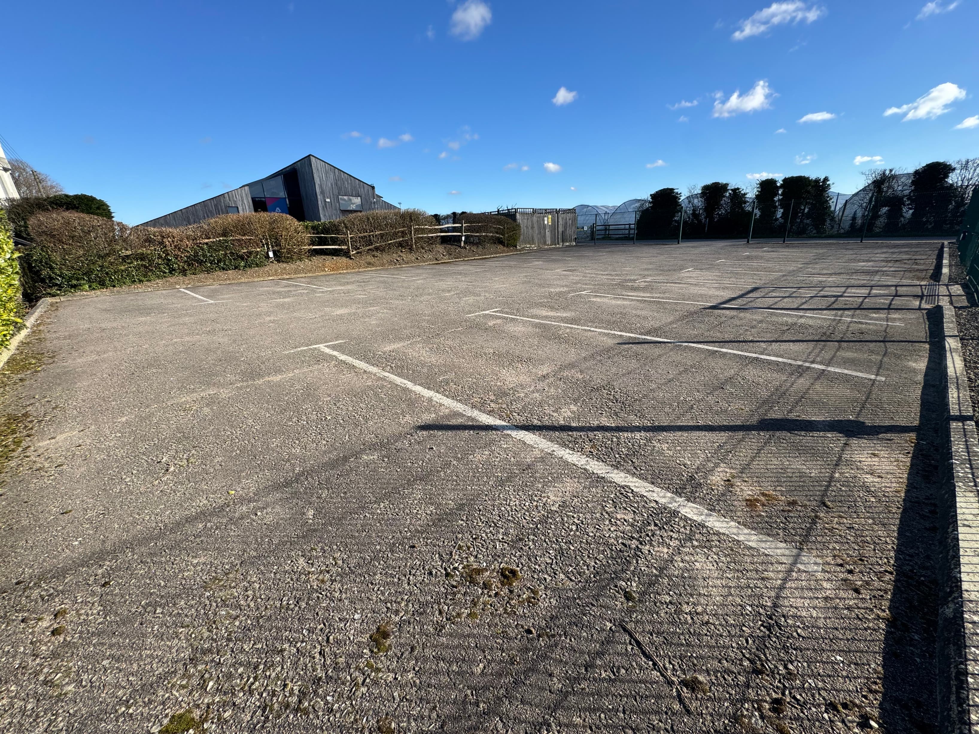 Plenty of secure parking.