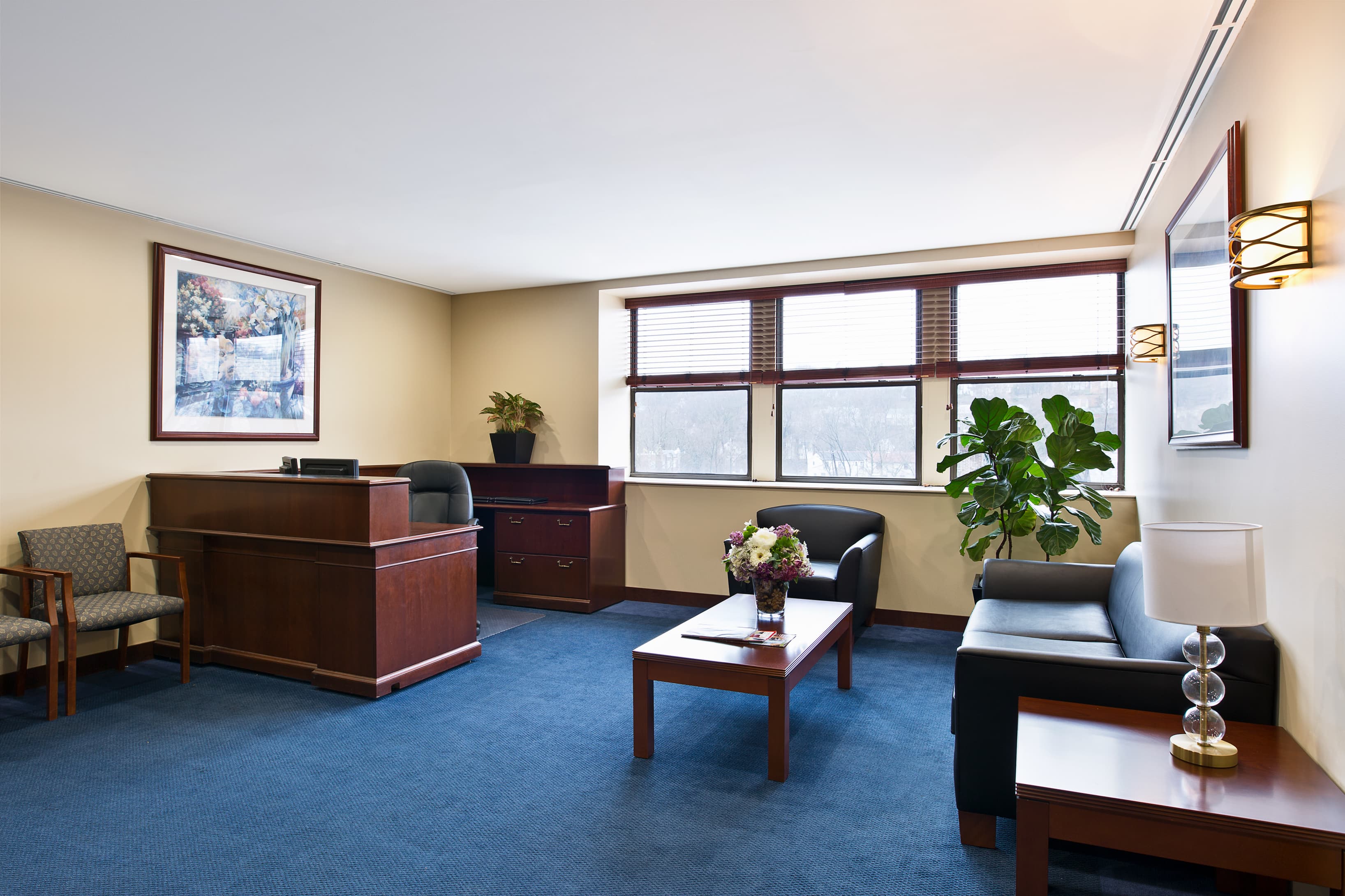 reception area reception area