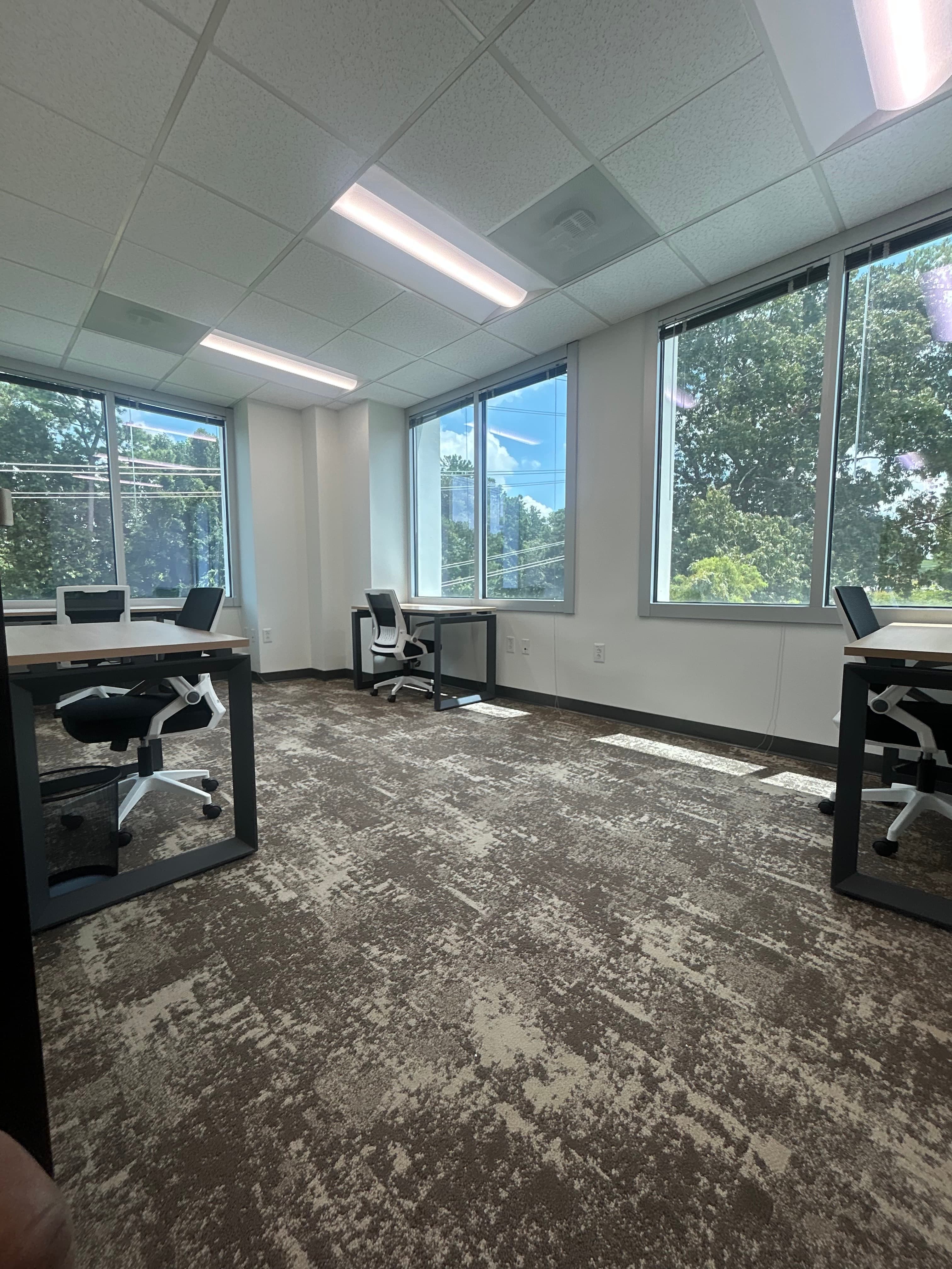 corner window office