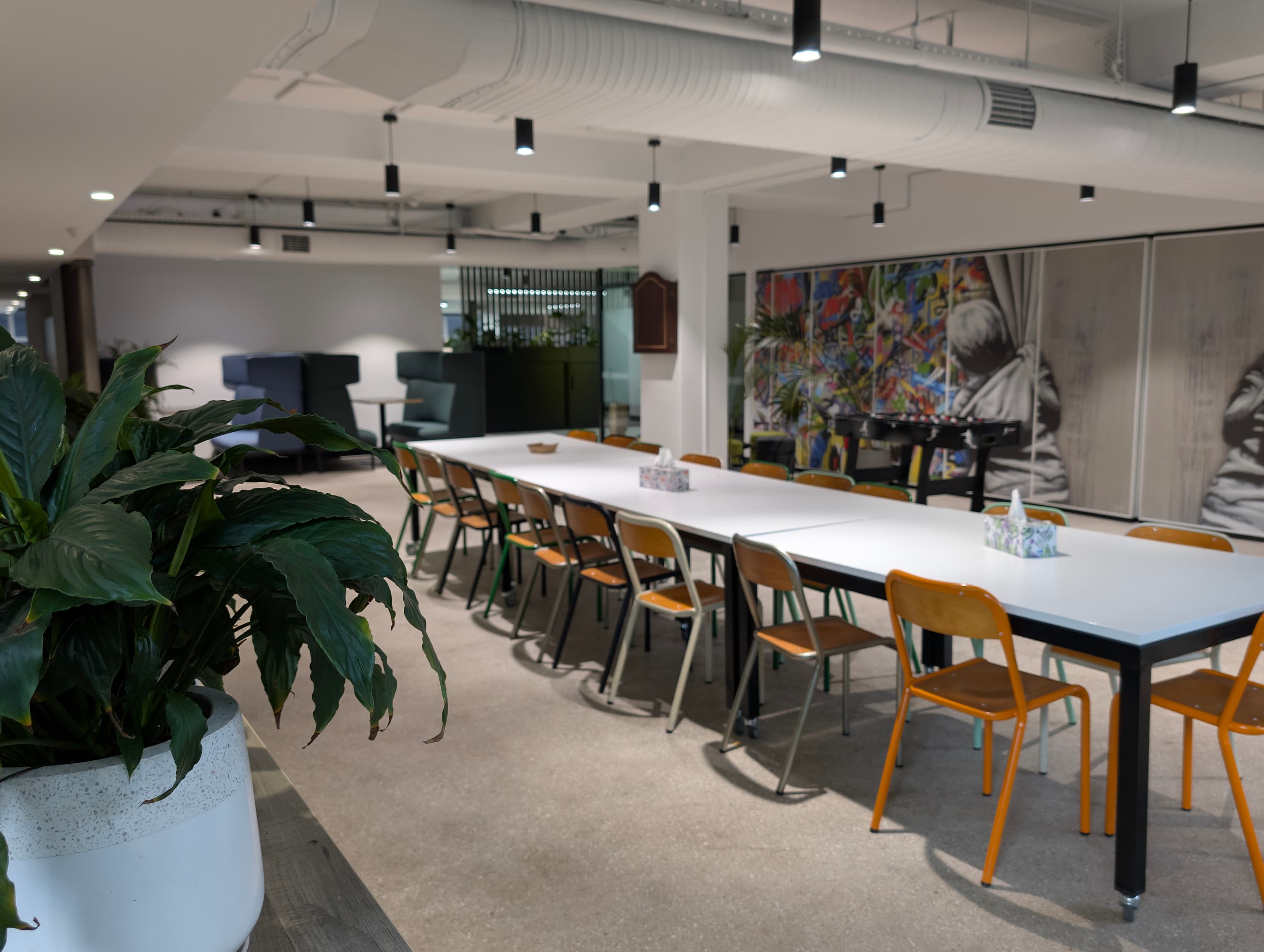 Breakout area Breakout area