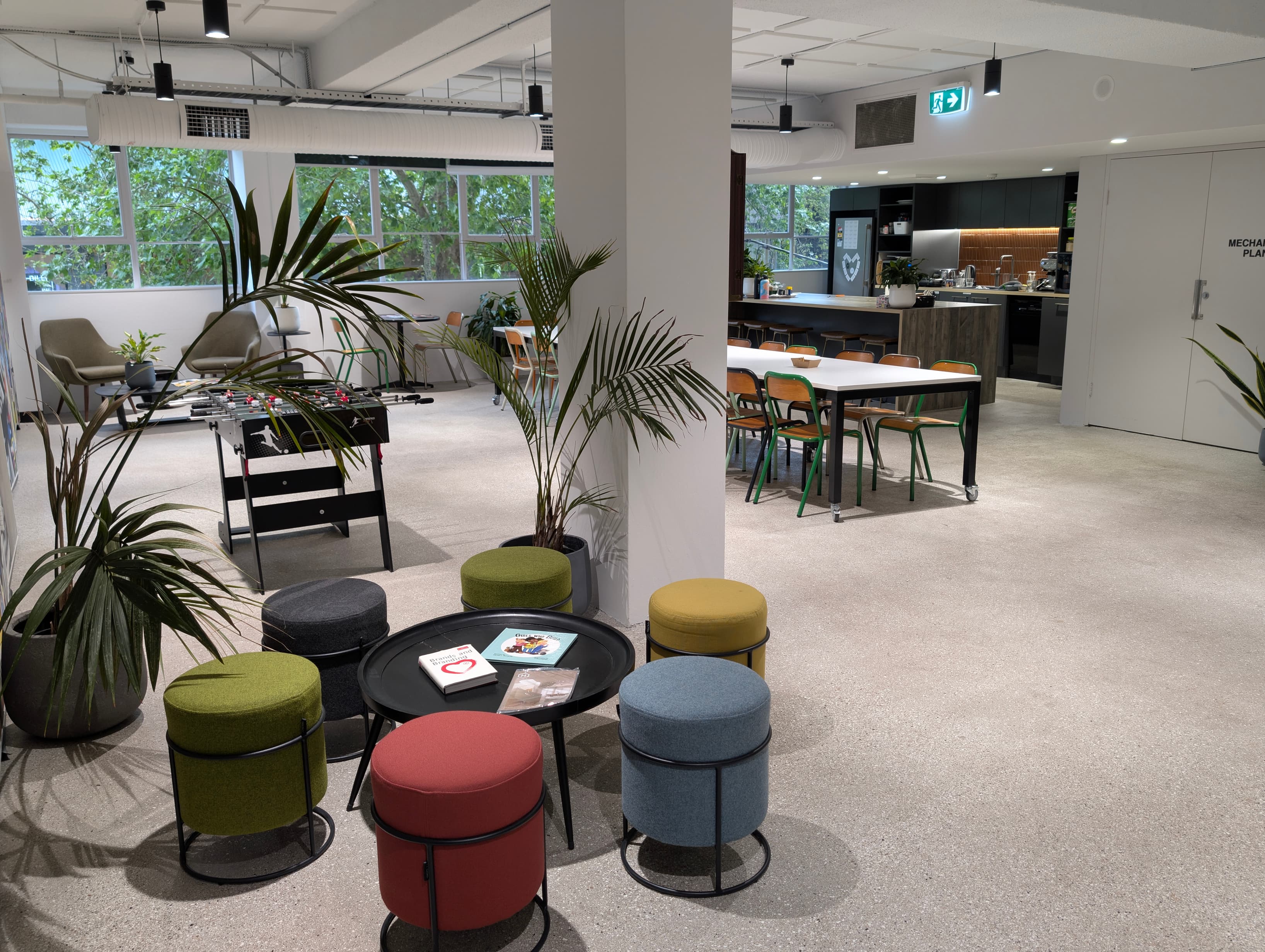 Breakout area Breakout area