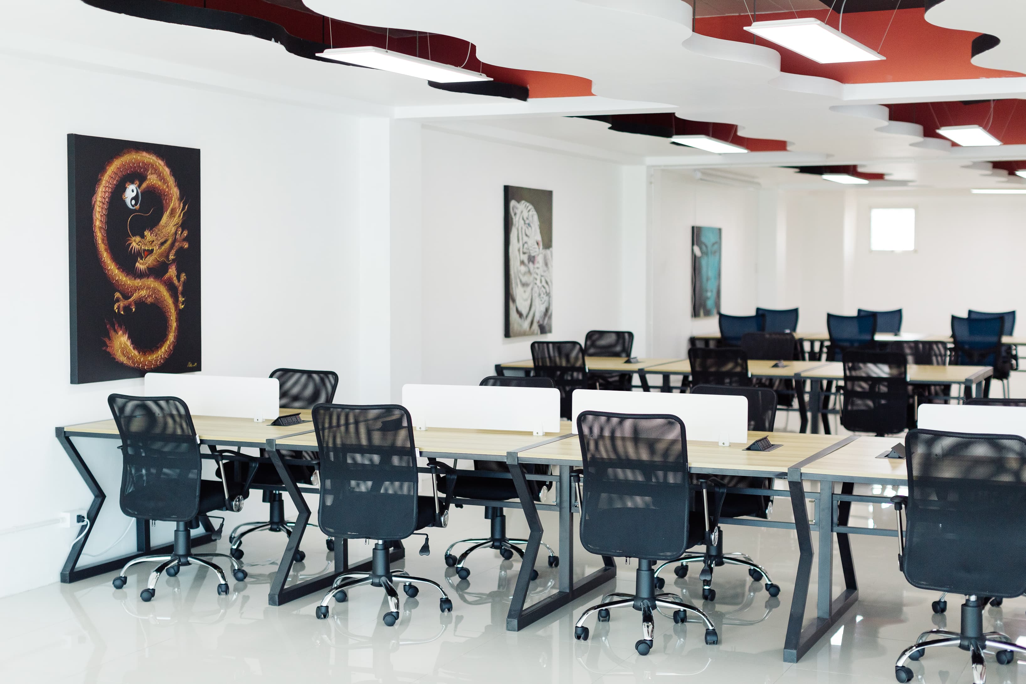 The third floor. Open-space