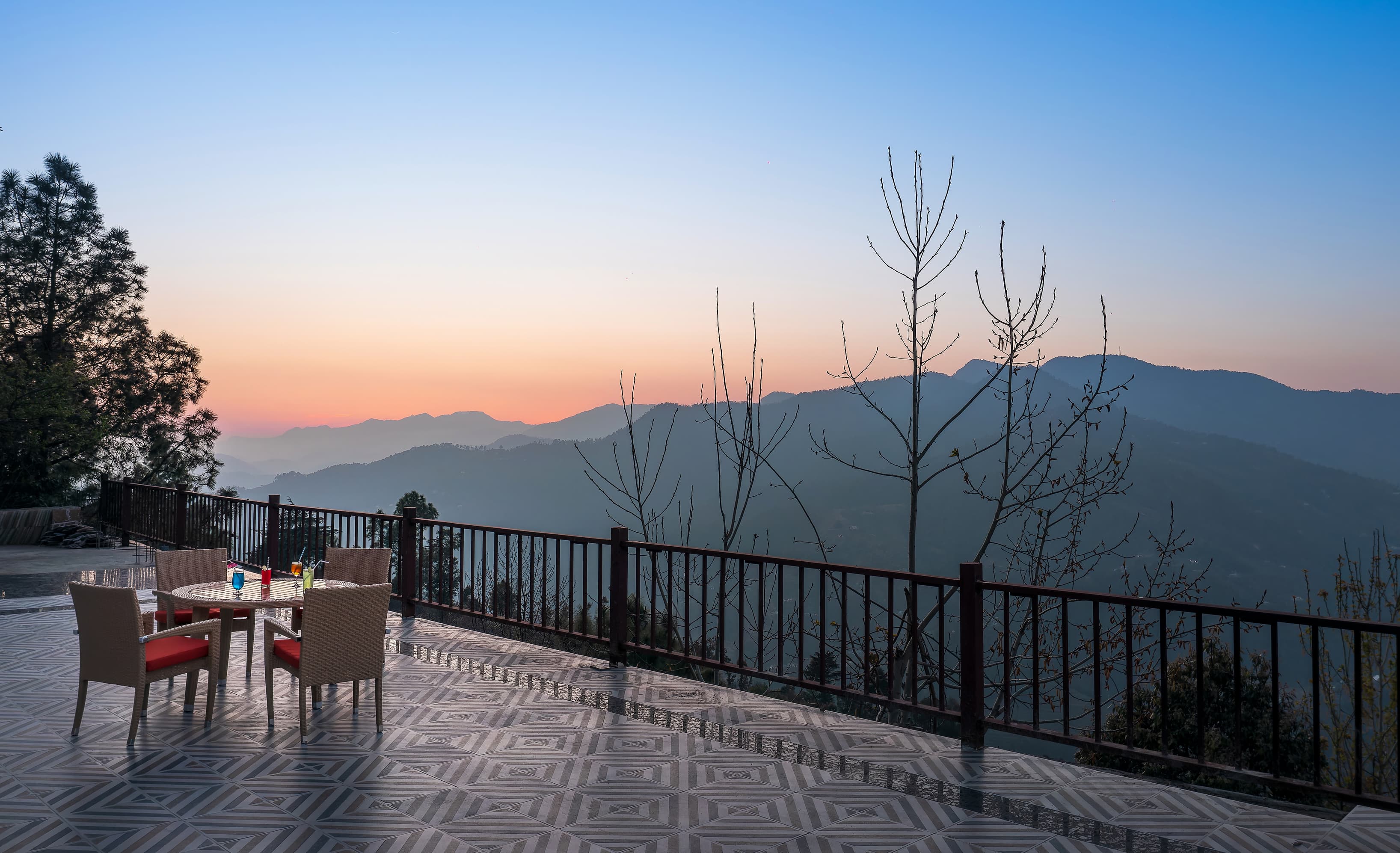 Panoramic beauty of the location 