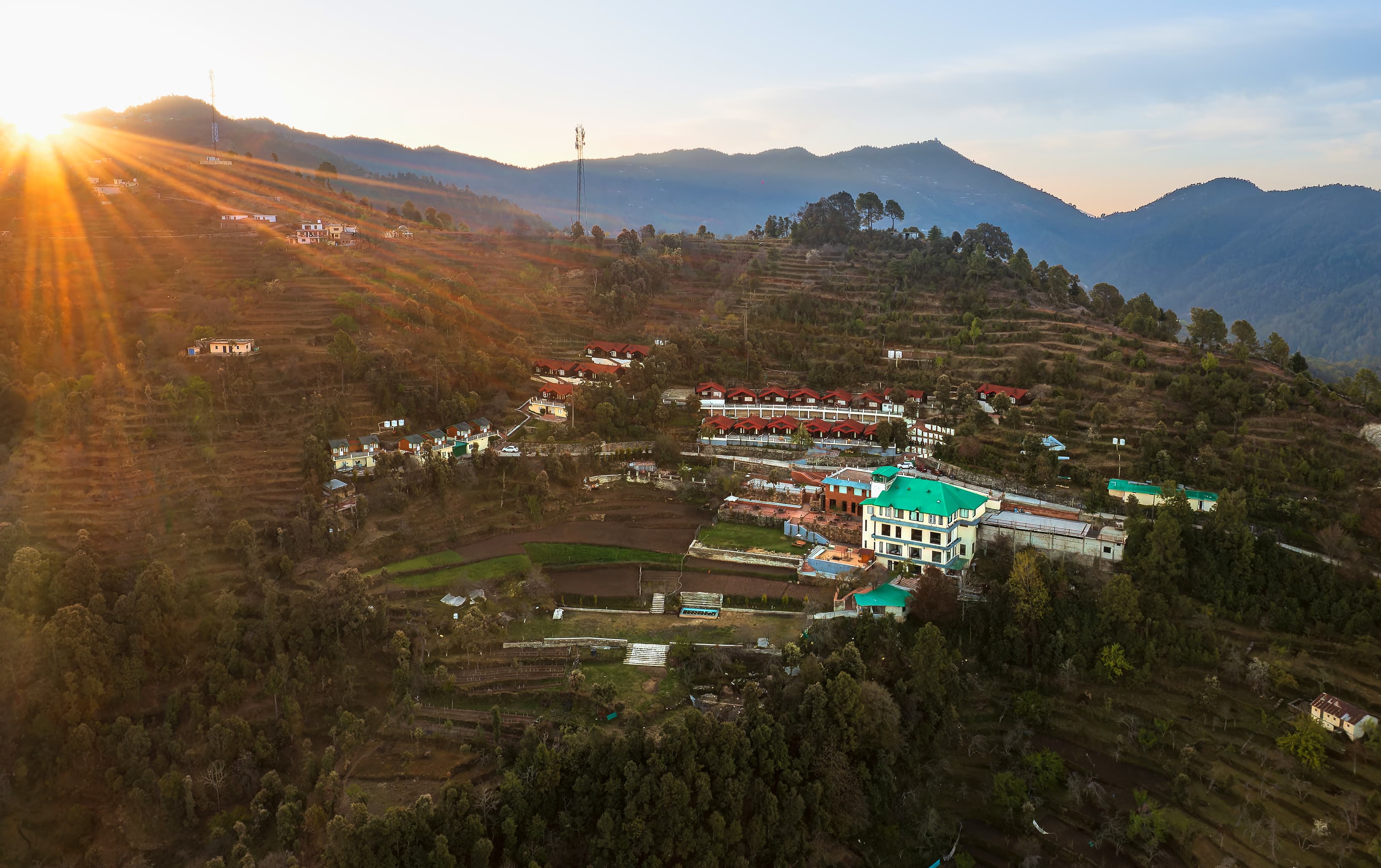 Panoramic beauty of the location 