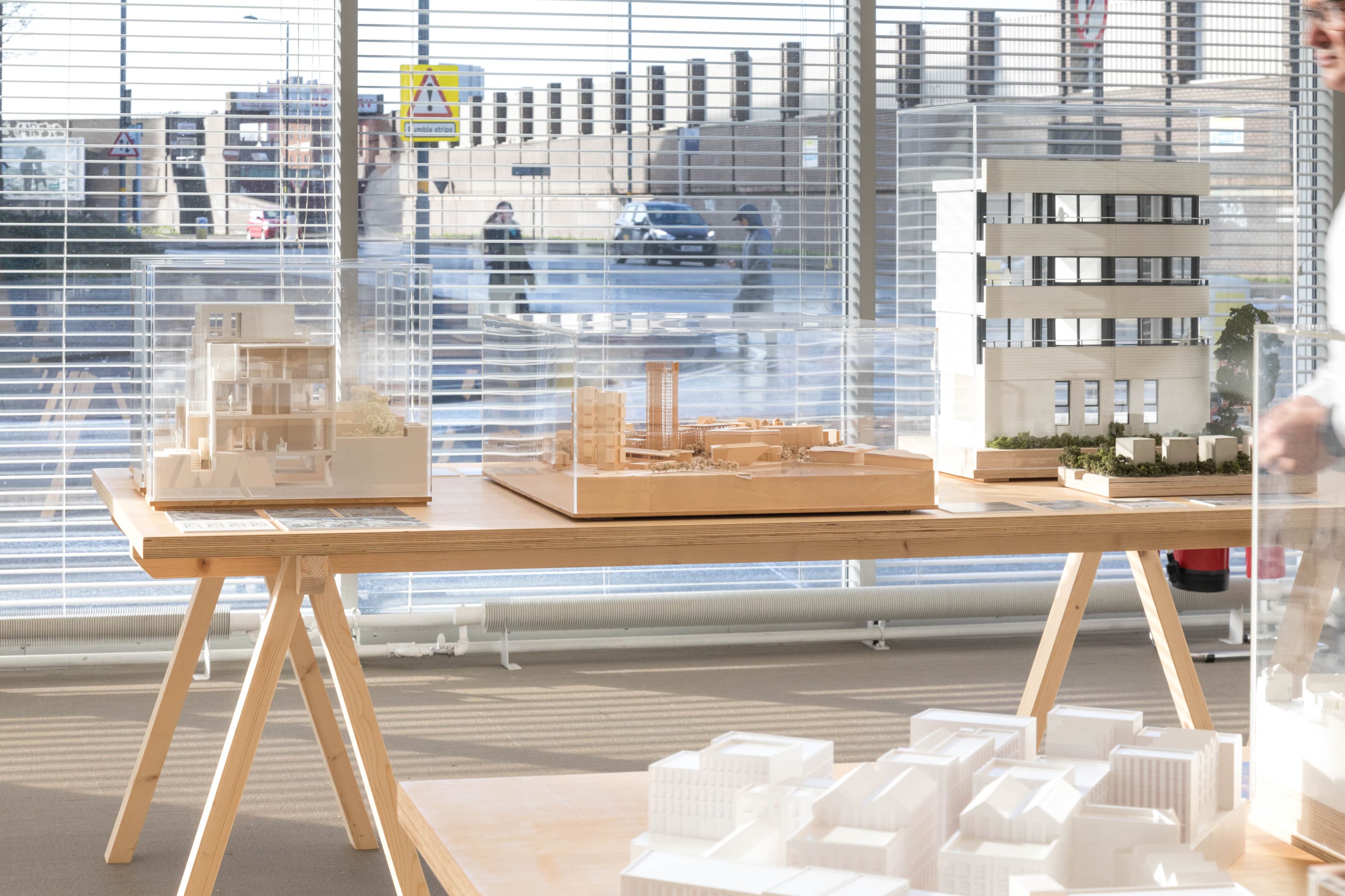 Architects display their models