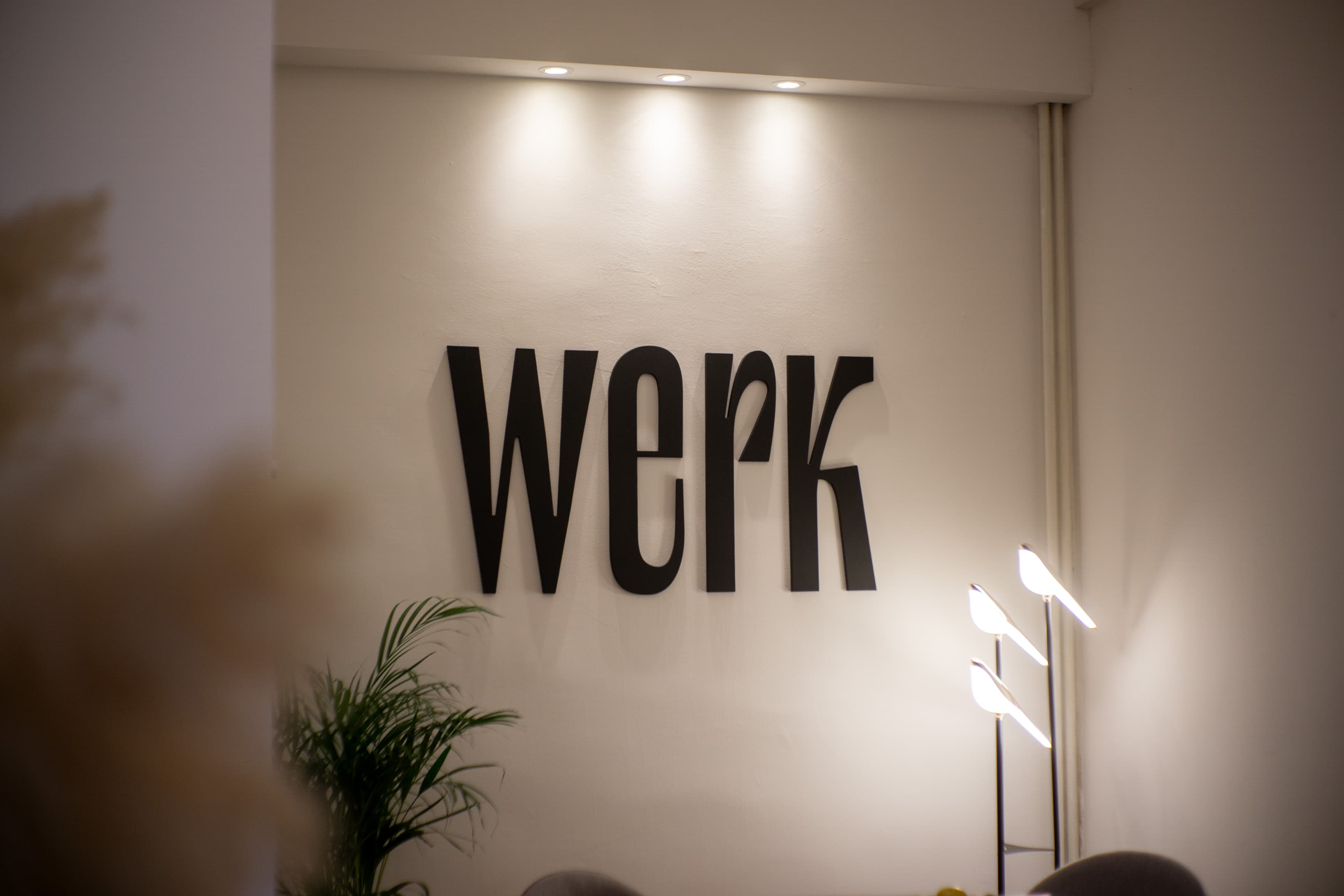 Logo wall in common room Logo wall in common room