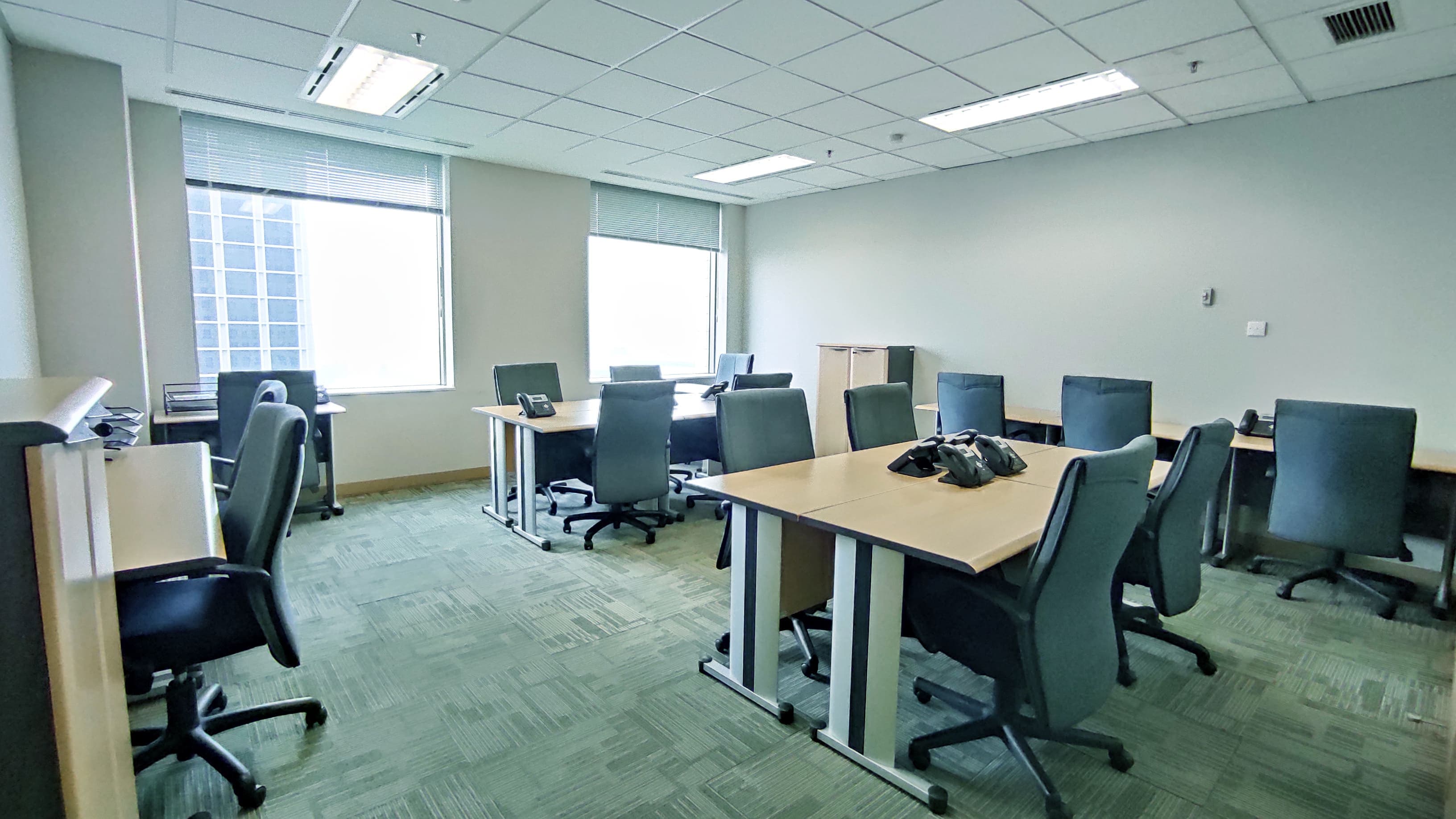 Spacious private office designed for larger teams and business operations. Spacious private office designed for larger teams and business operations.