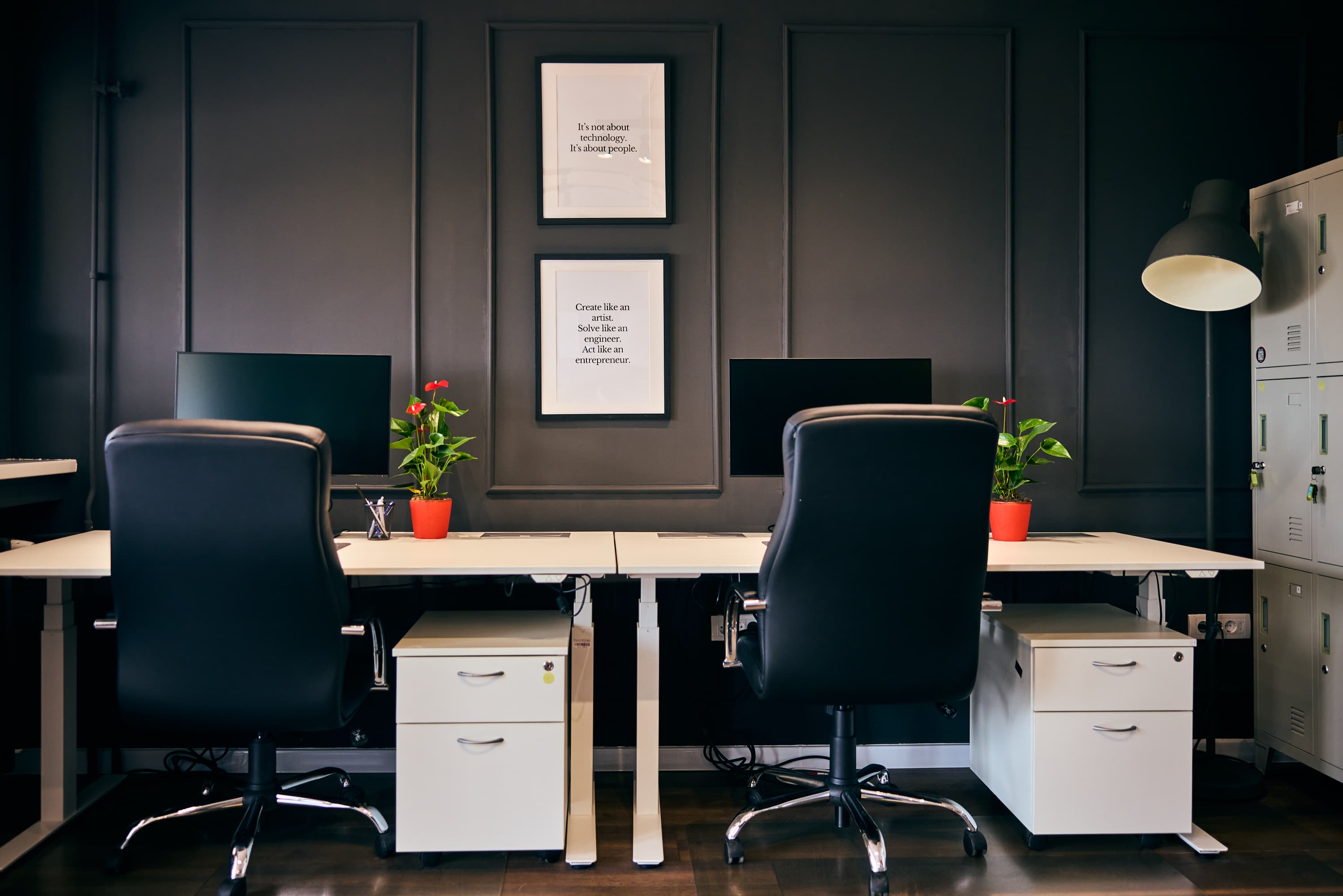 Your desk. Your focus. Your space. A clean, comfortable, and quiet workspace — ready whenever you are.