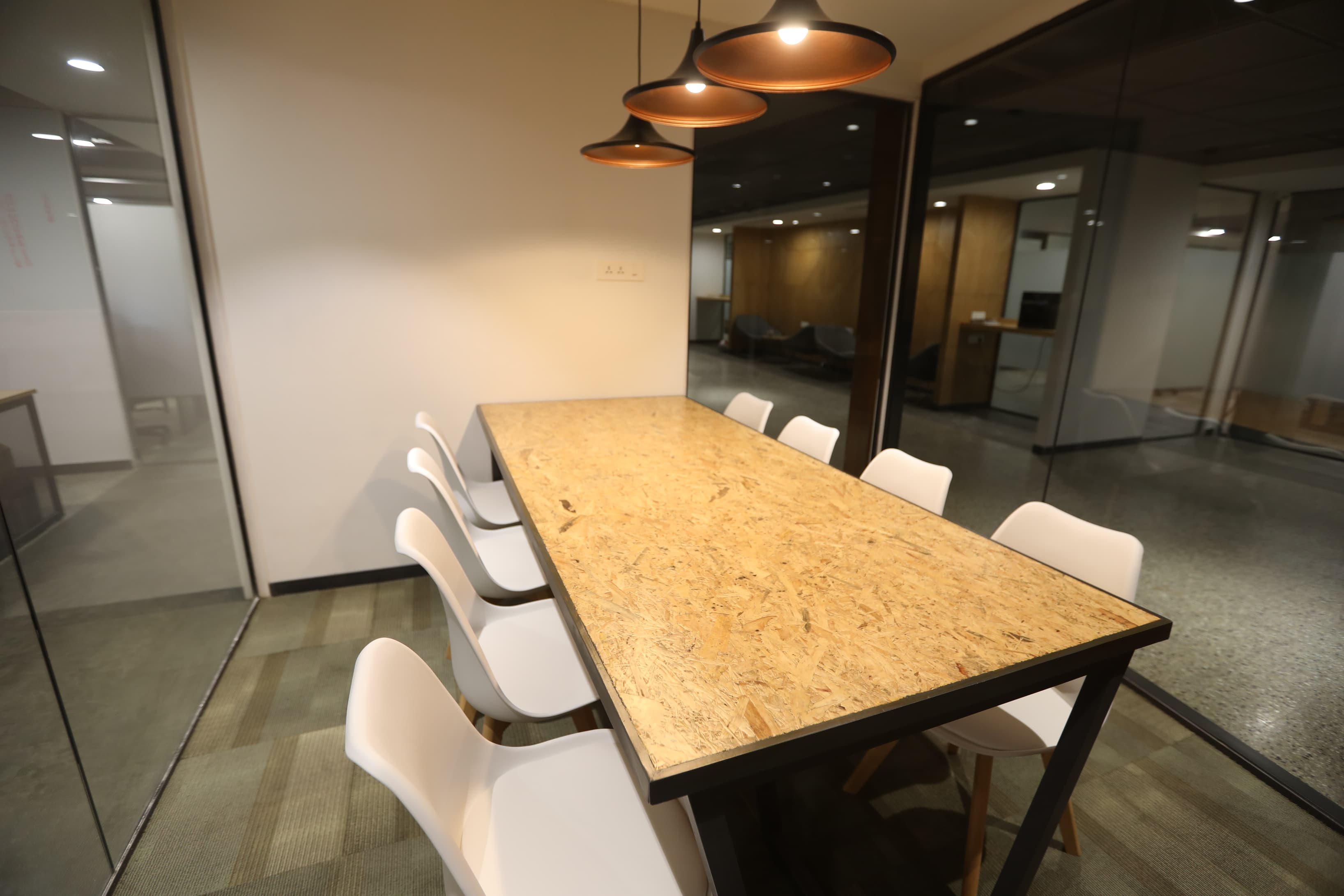 The furniture at ClayWorks Create is thoughtfully designed to blend comfort