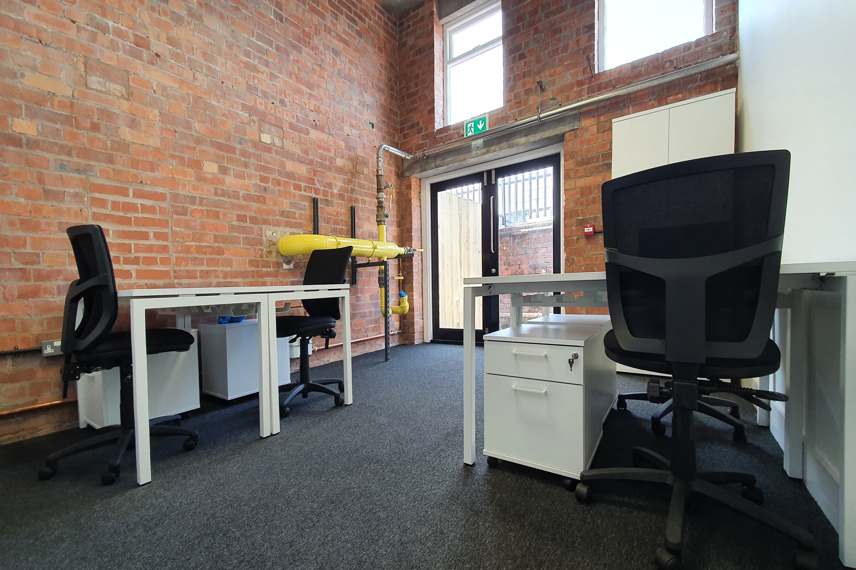 Double height 4 person office Double height 4 person office