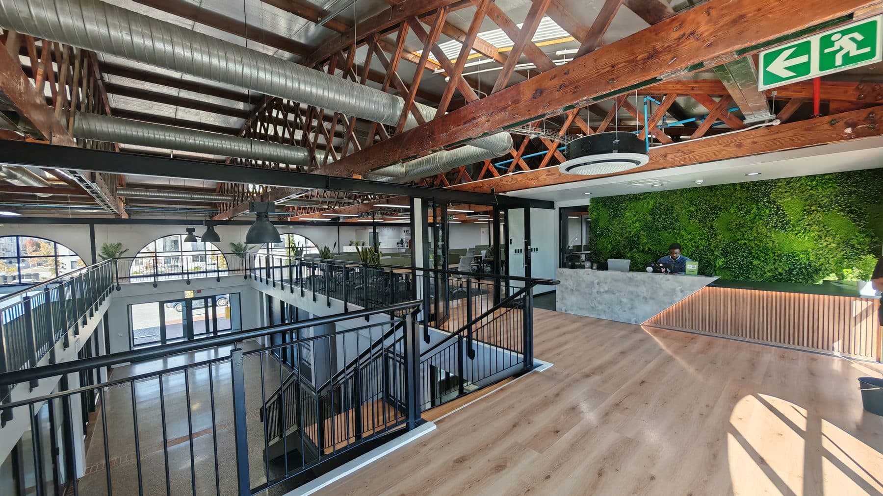 Reception and breakout lounge at The Foundry