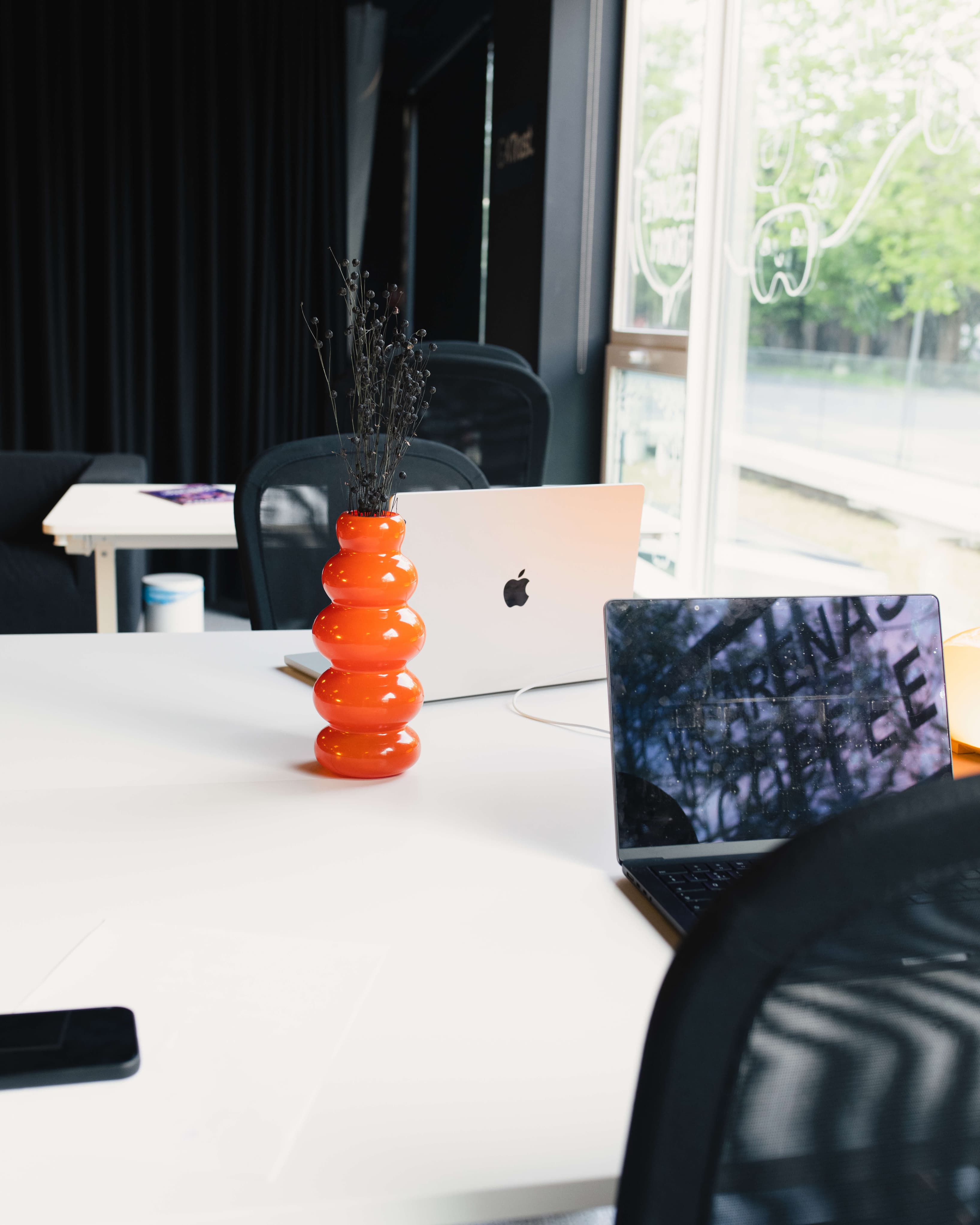 Mobile offices available at Flow. Mobile offices available at Flow.