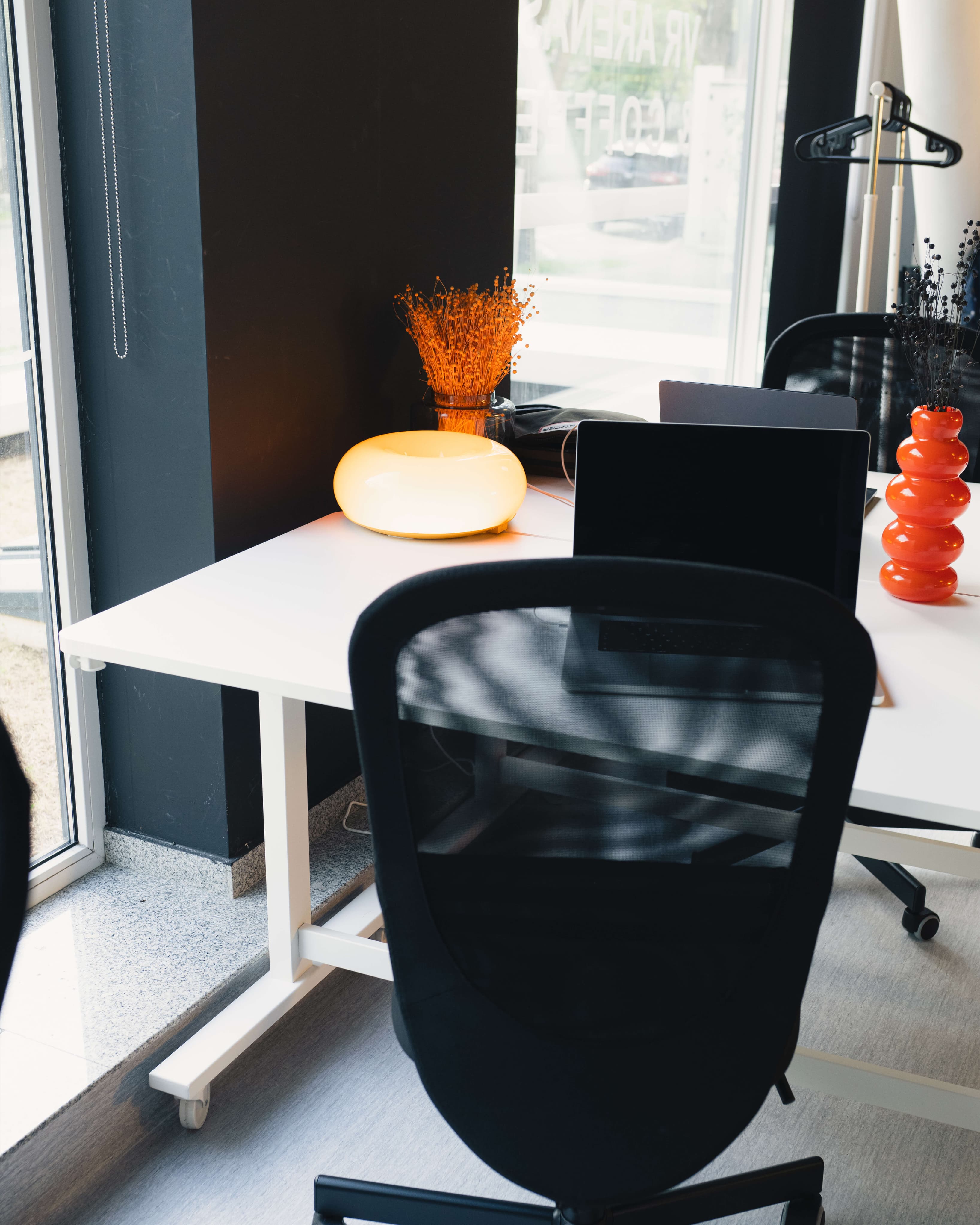 Mobile offices available at Flow. Mobile offices available at Flow.
