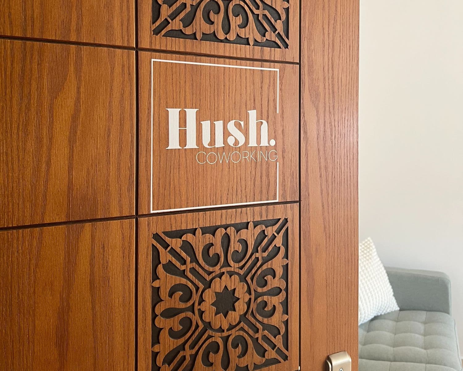 Hush entrance Hush entrance