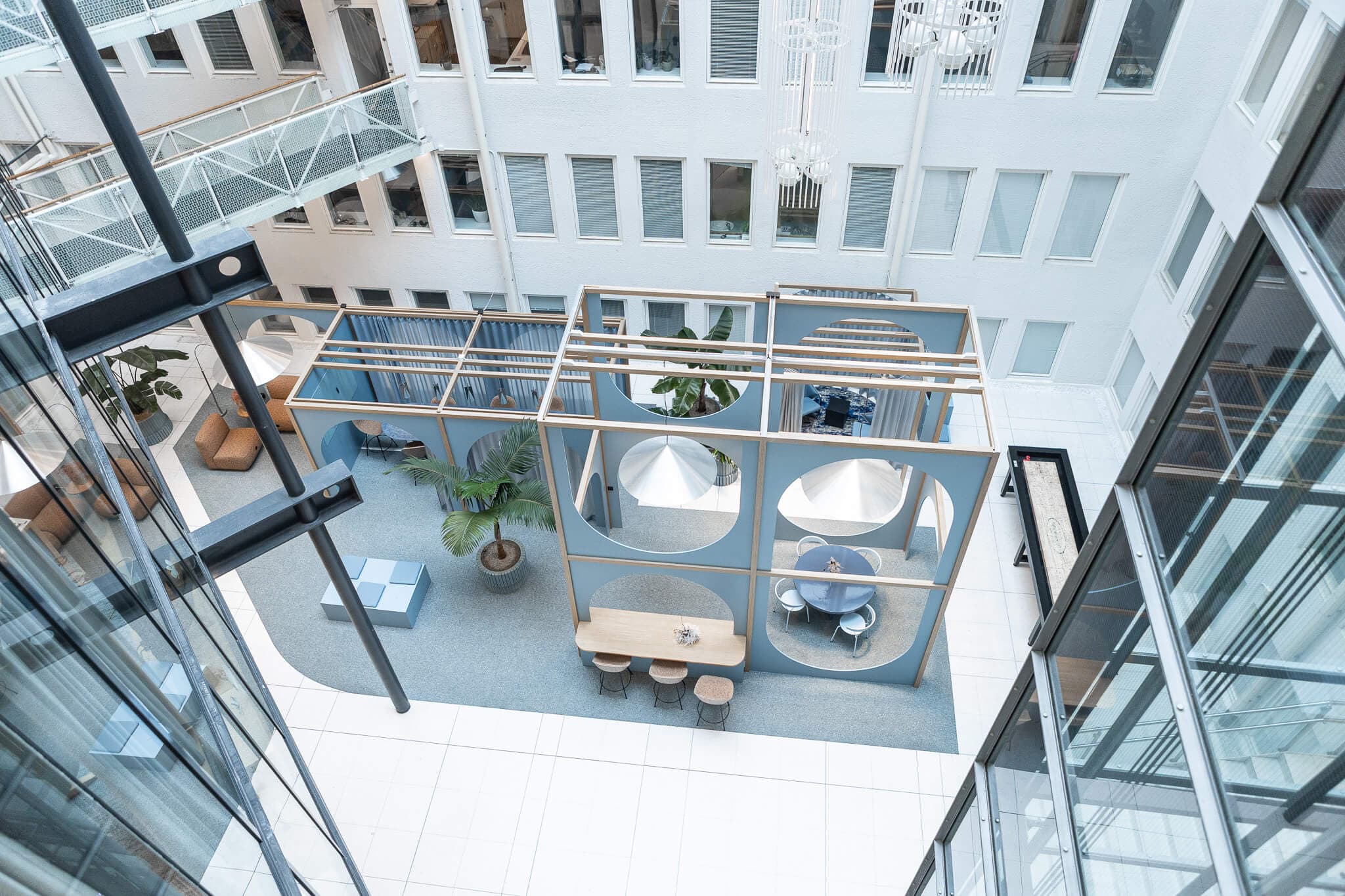 Building lobby and event area