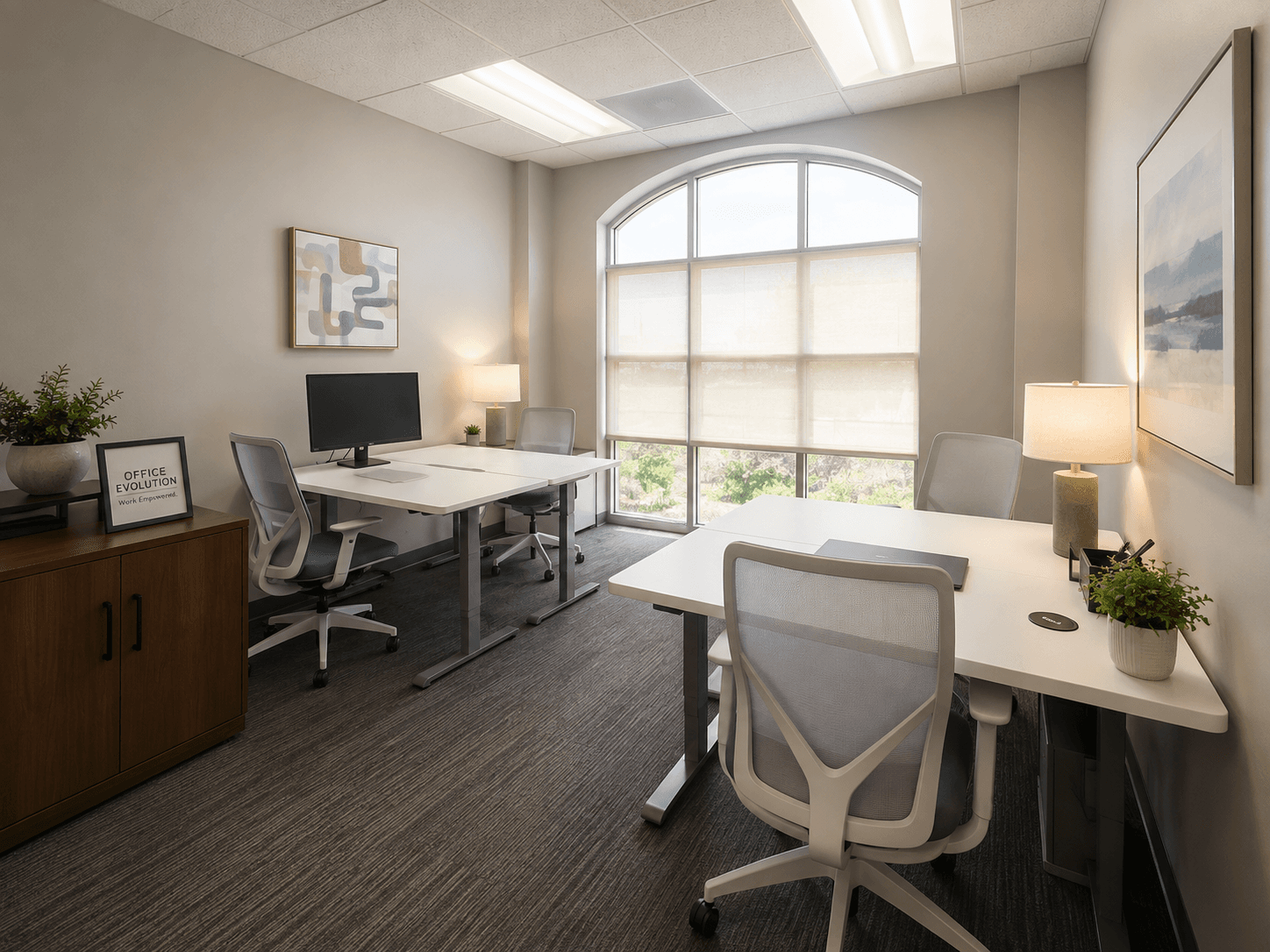 Large Window Office Large Window Office