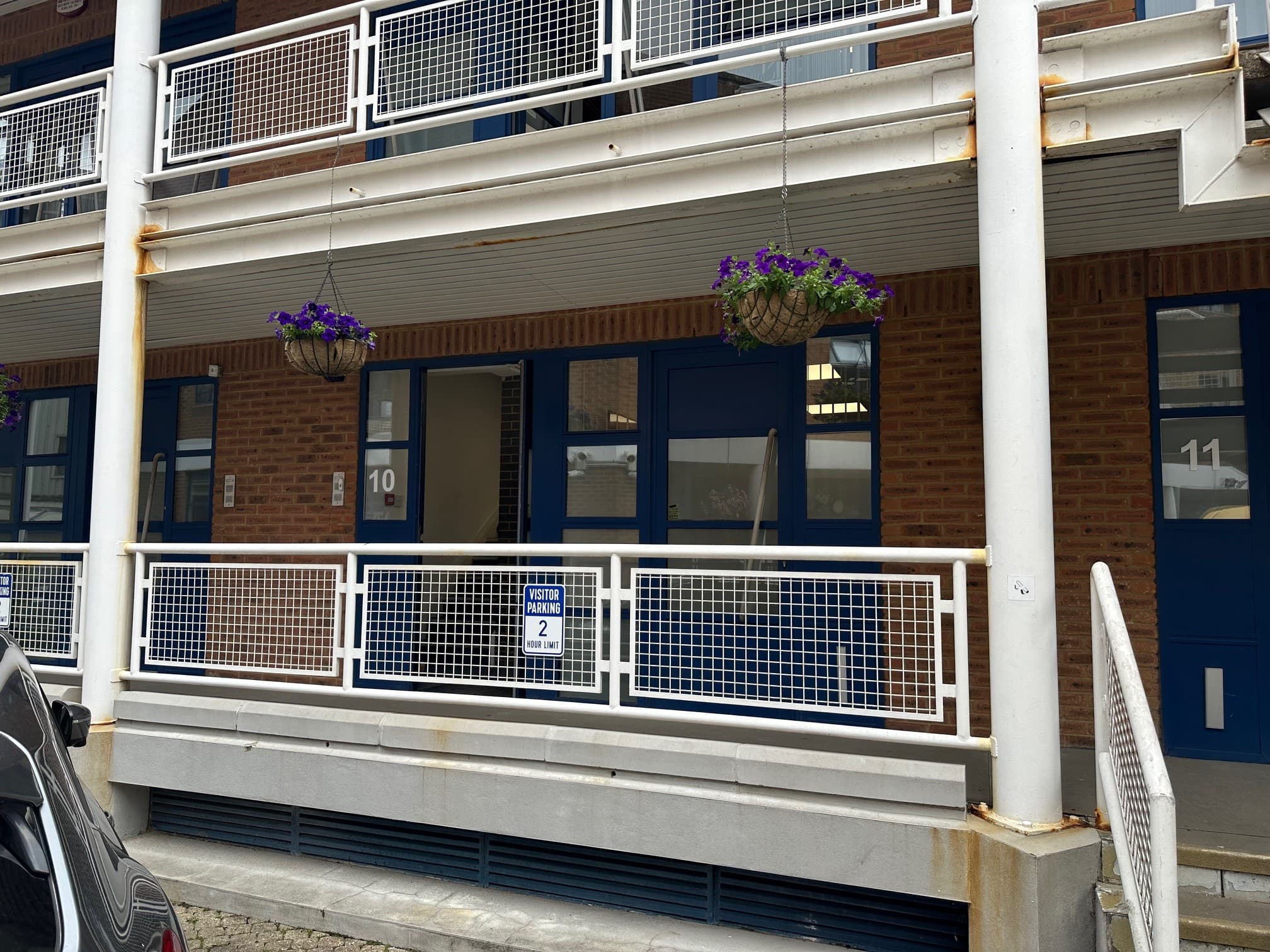 Outside entrance unit 10