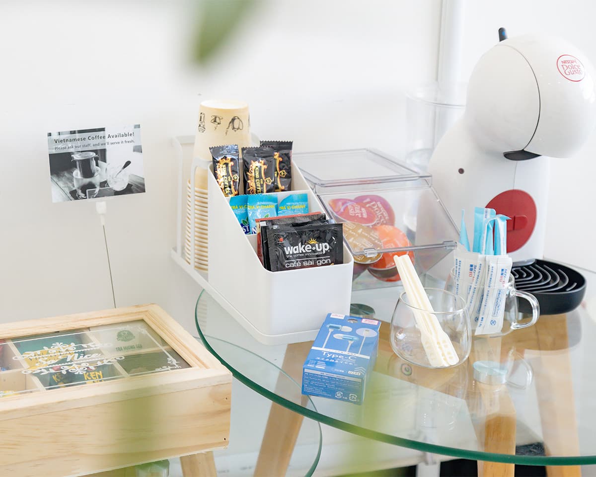 Coffee & Tea & Snack Beverage Station