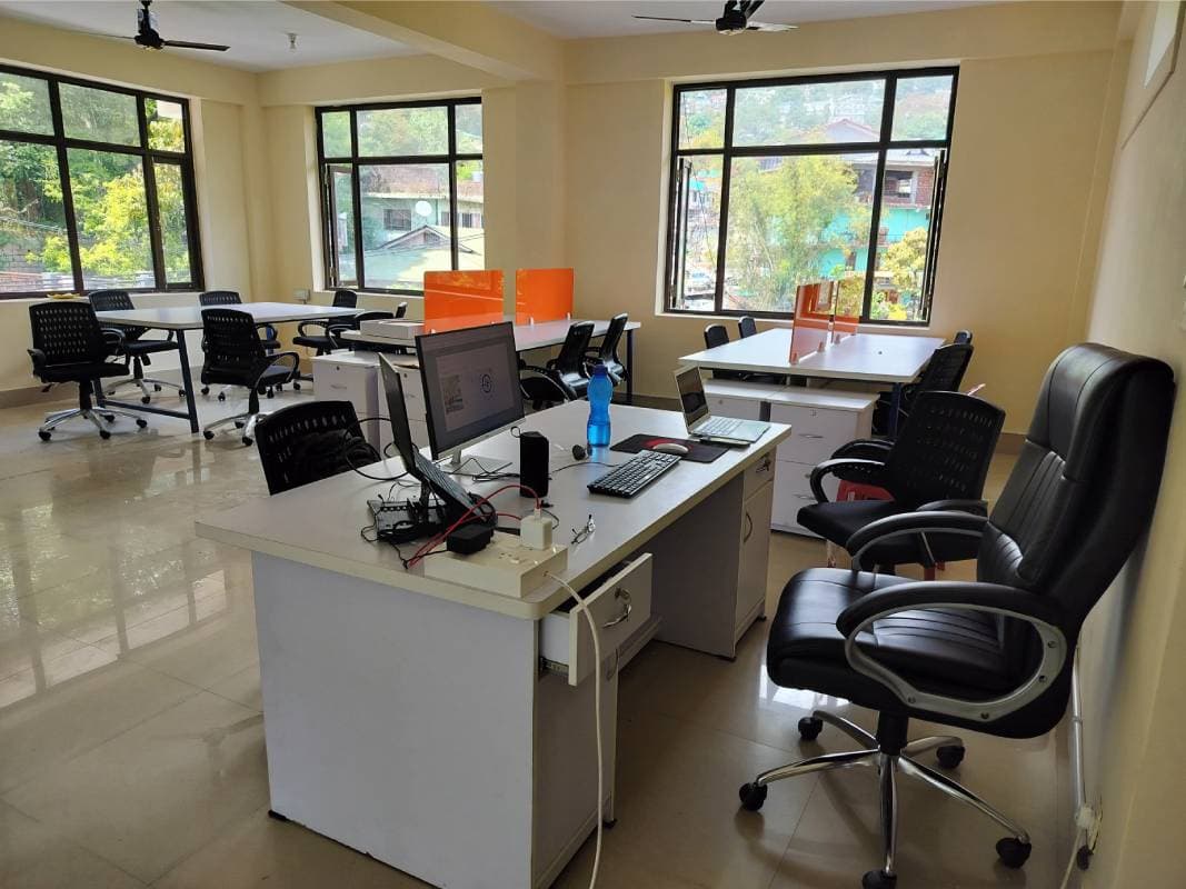 Boss table and work stations 