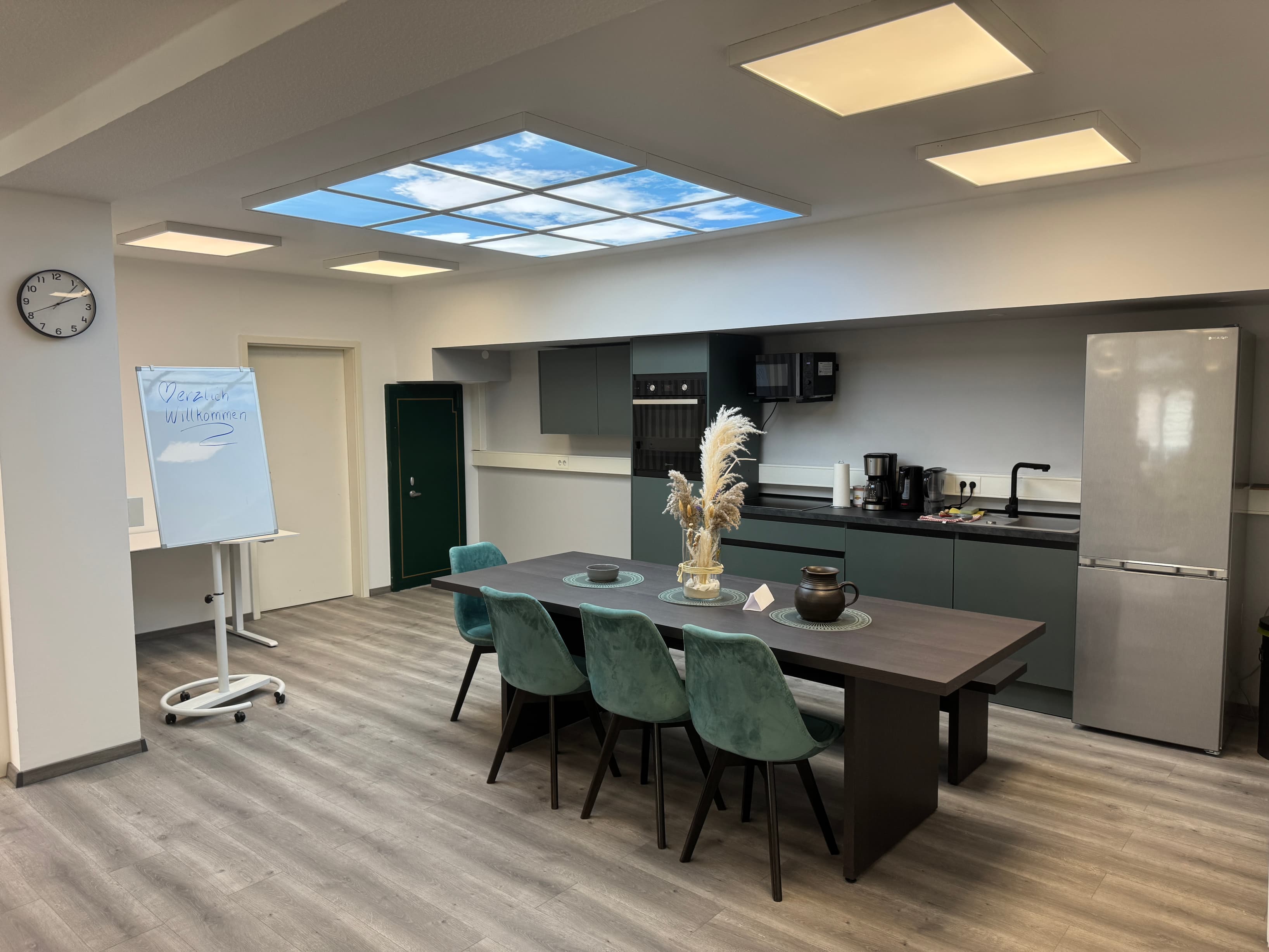 Kitchen + Meeting Room Kitchen + Meeting Room