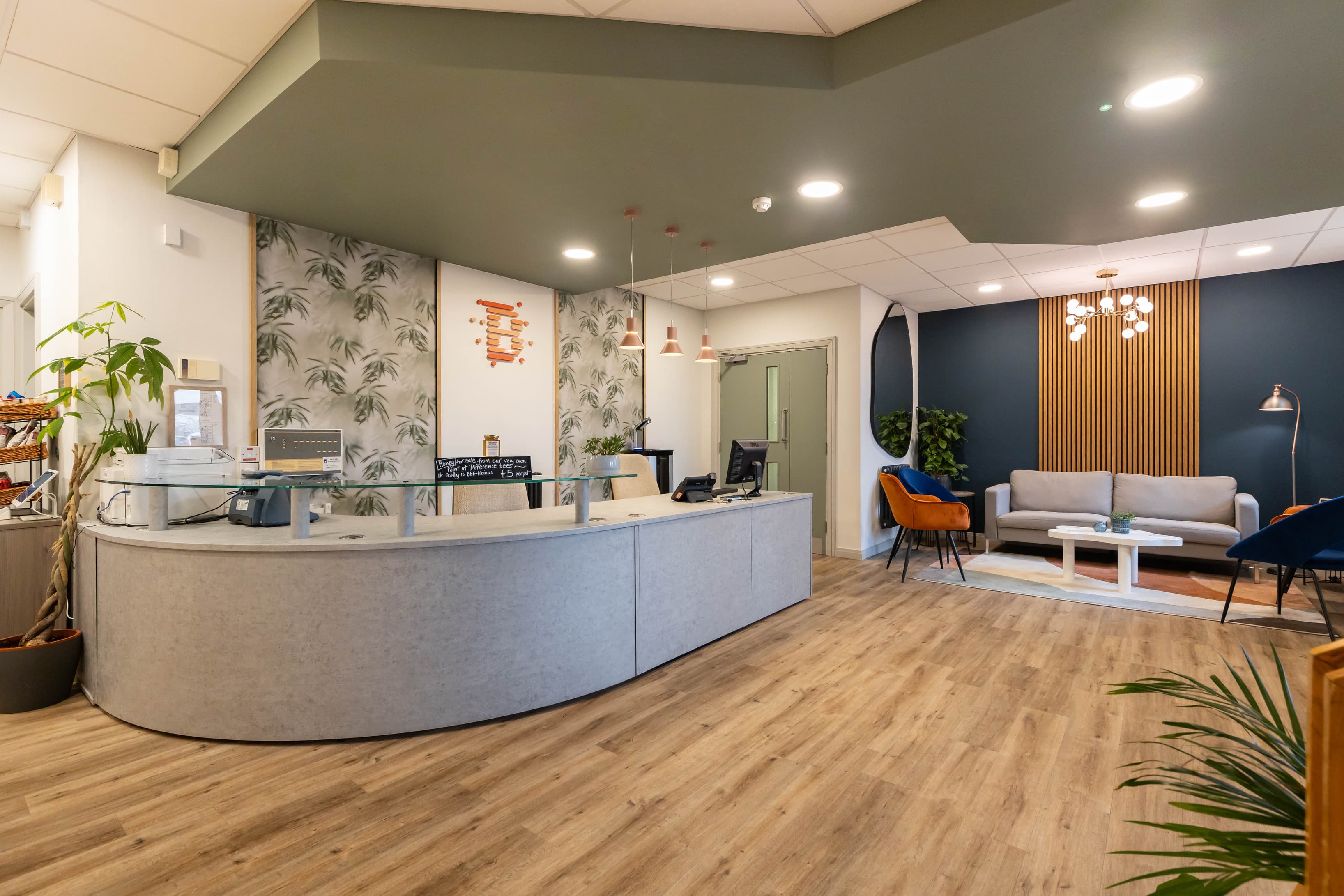 Main reception Main reception