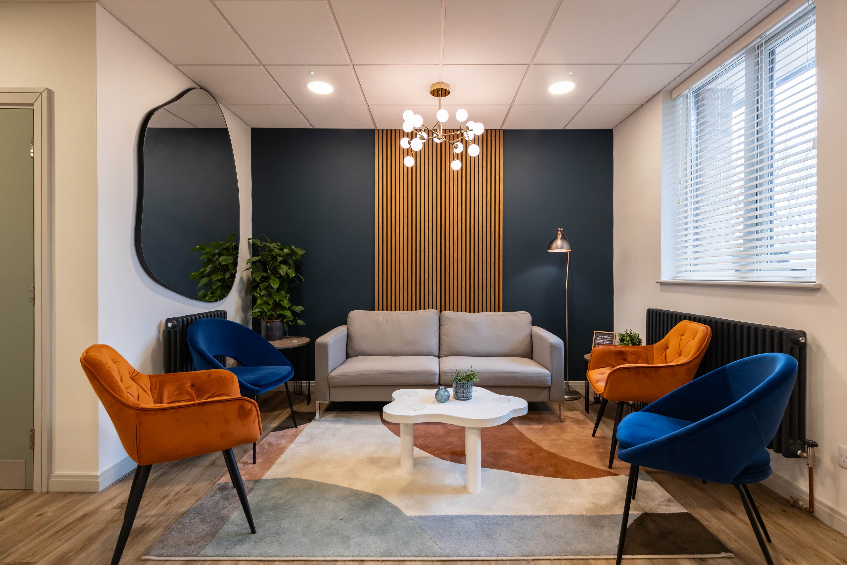 Reception seating and break out area Reception seating and break out area