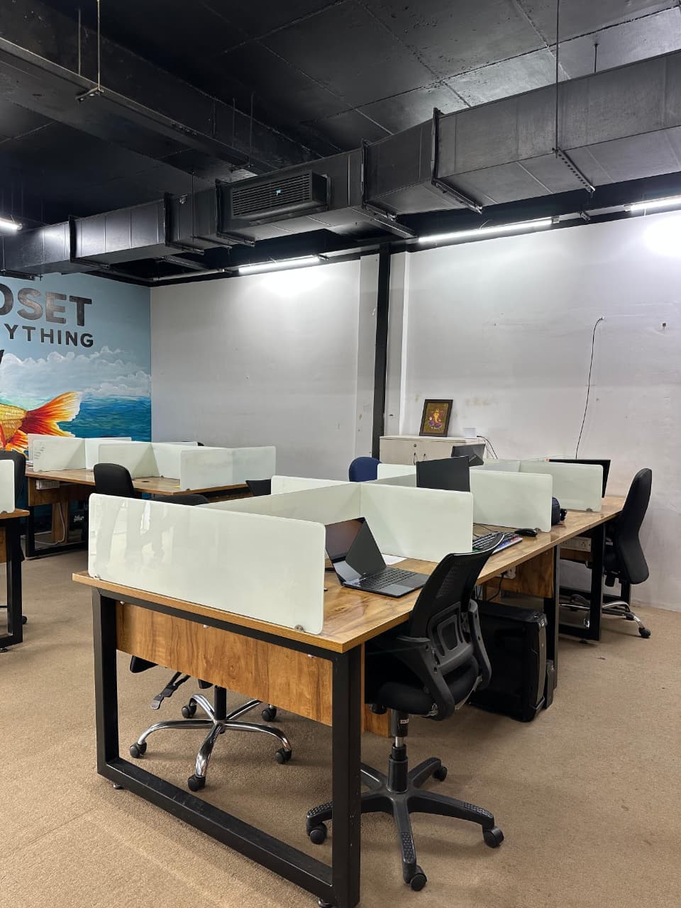 Ground floor work area