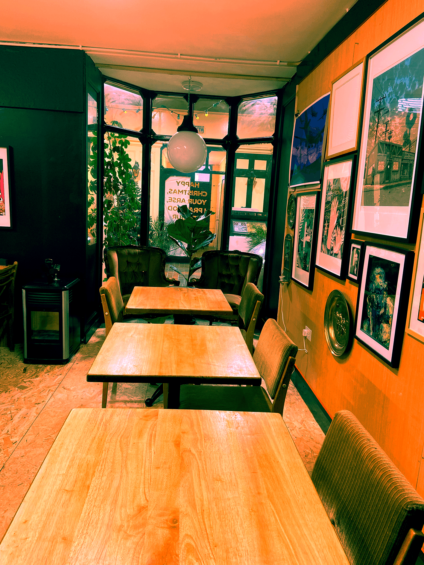 a view to the arcade
