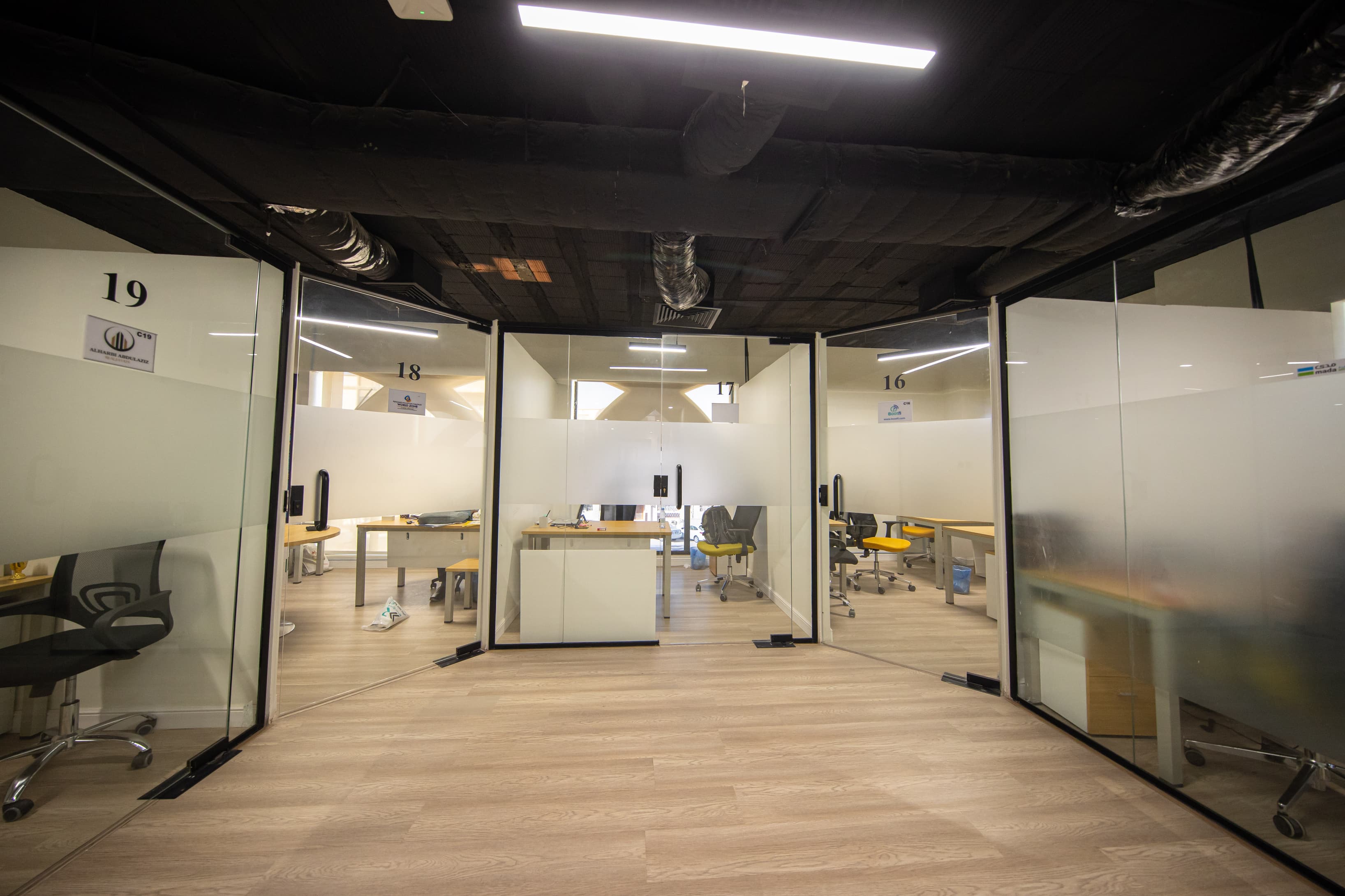 Private office spaces