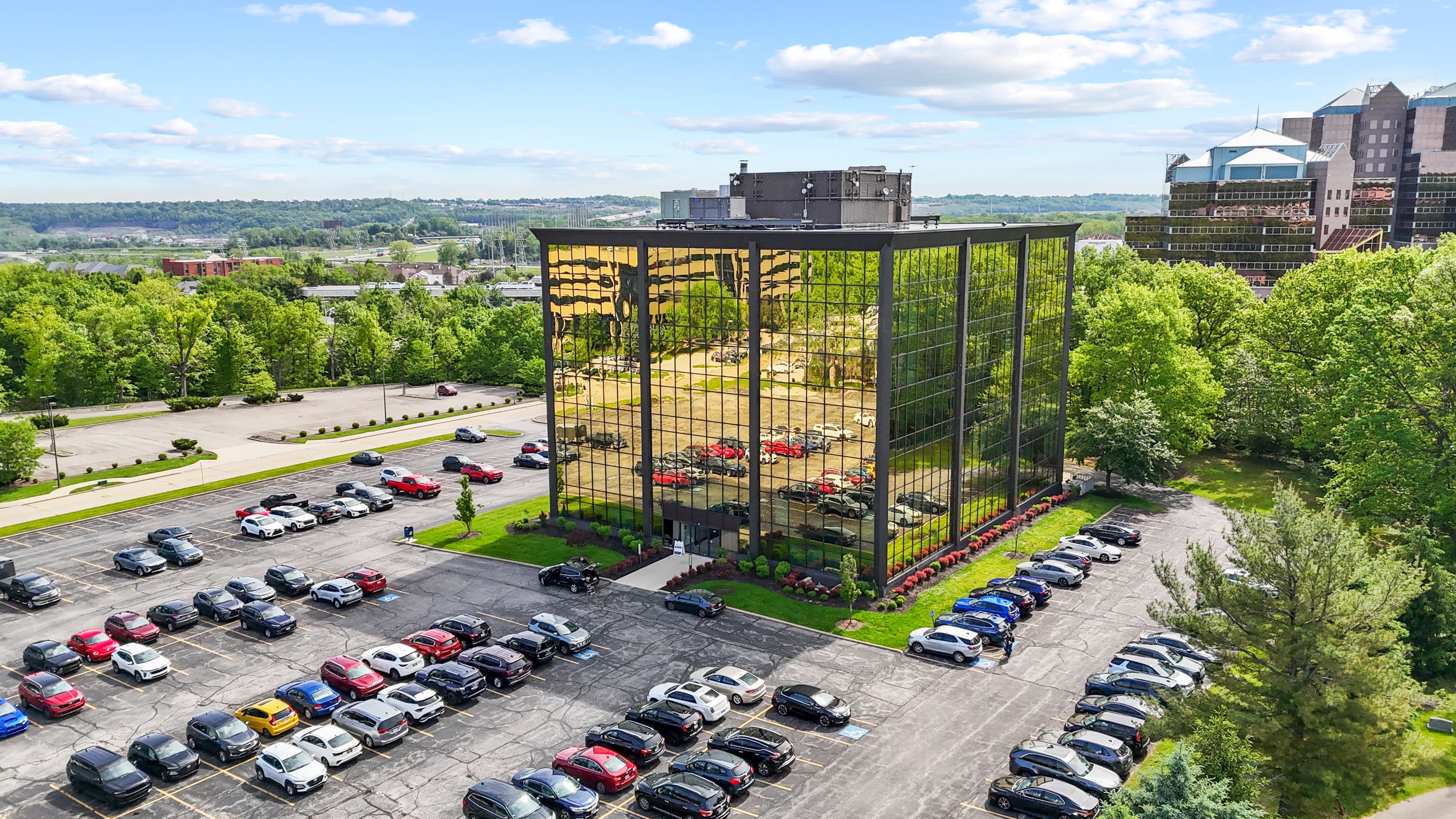 Ample free parking