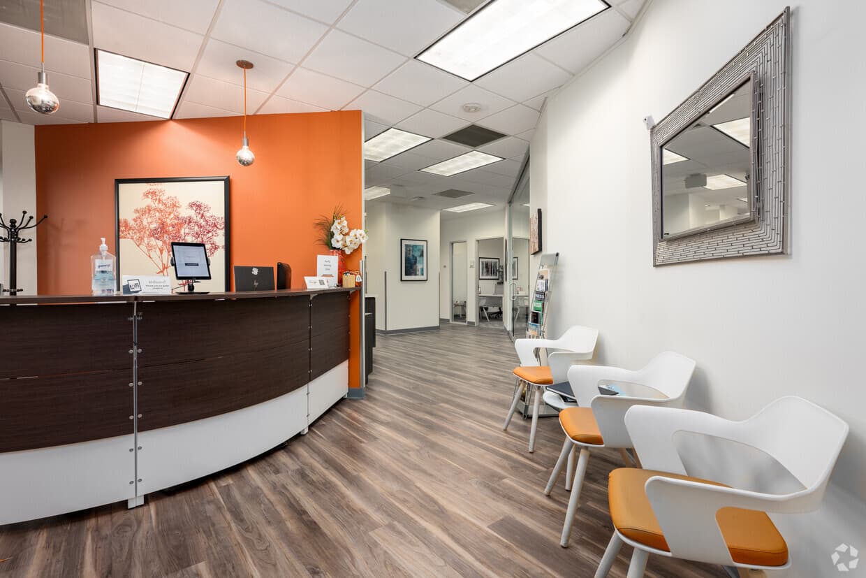 Reception waiting area