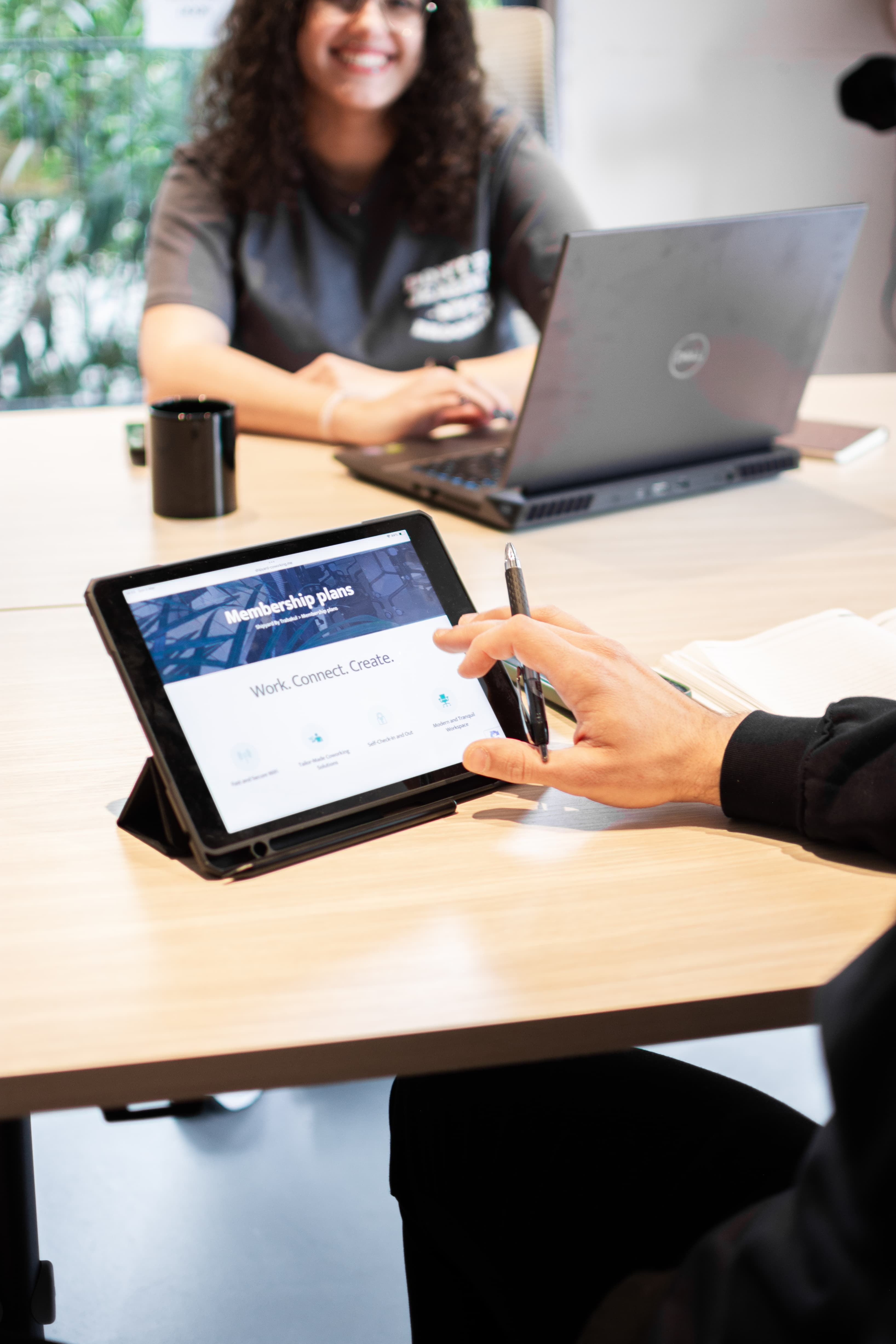 Flexible workspaces with digital tools and fast Wi-Fi for seamless productivity.