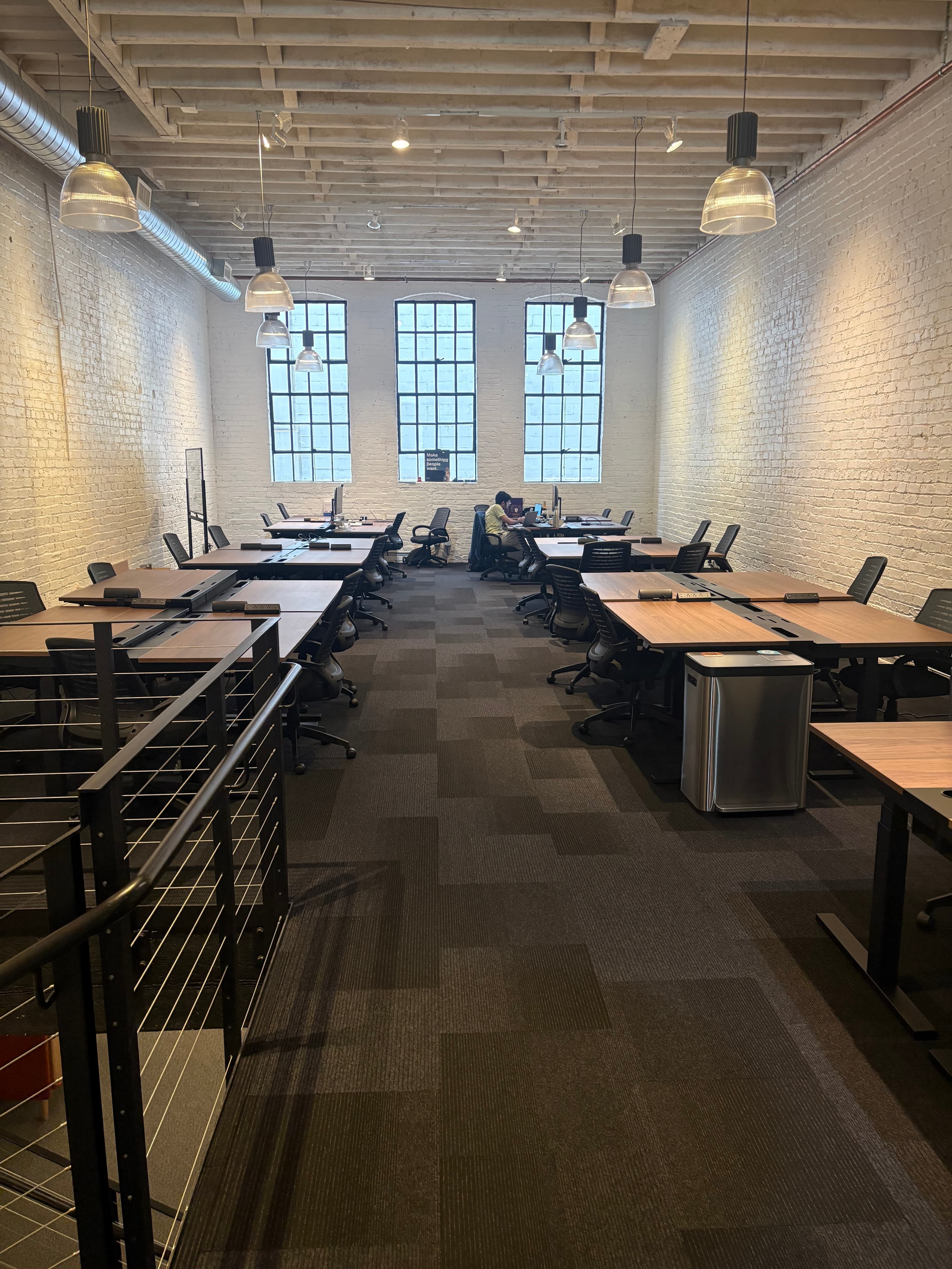 Bright, spacious floor with abundant natural light and industrial-modern design. Perfect for focused work, remote teams, or c