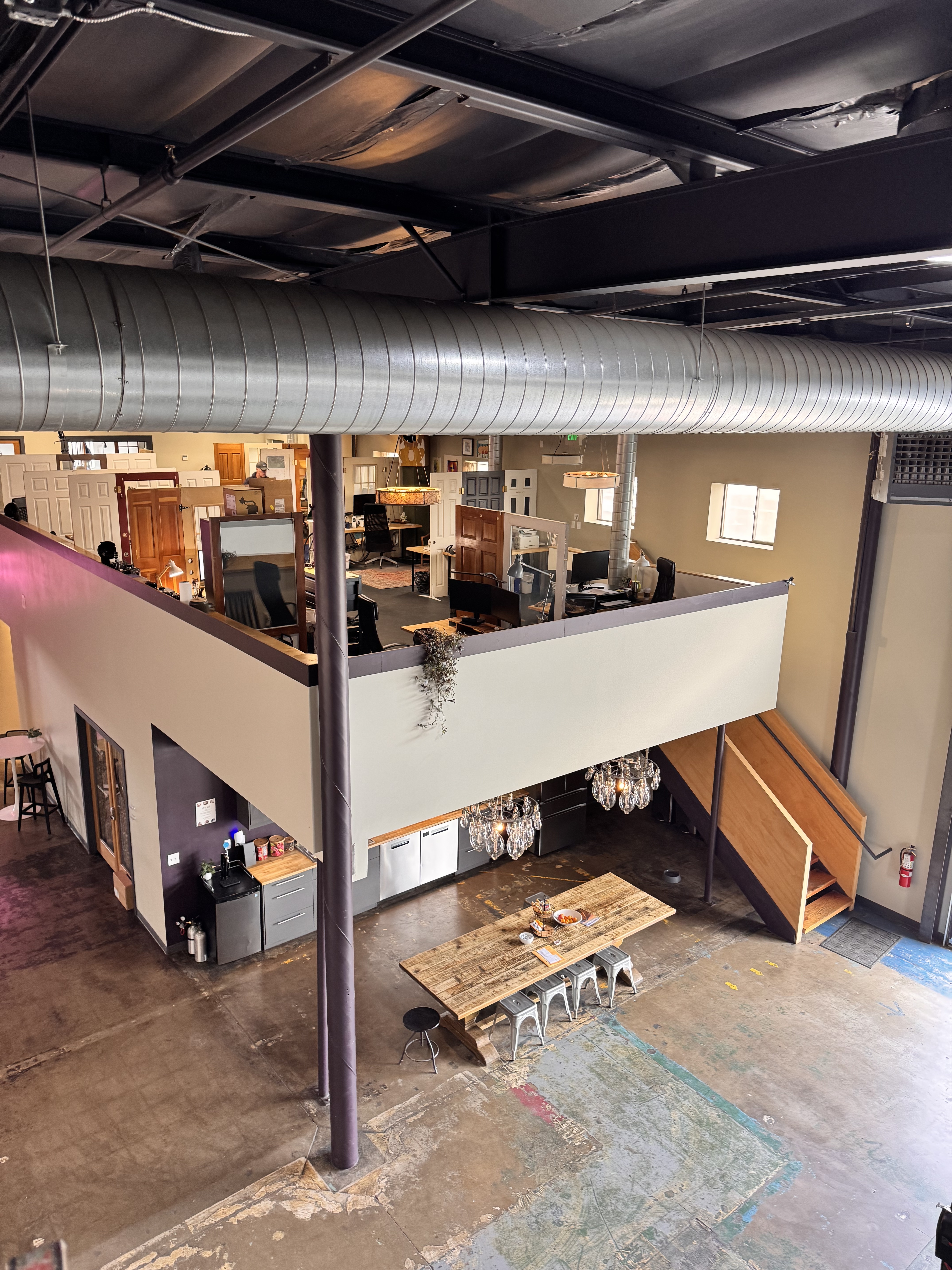 Mezzanine Desks