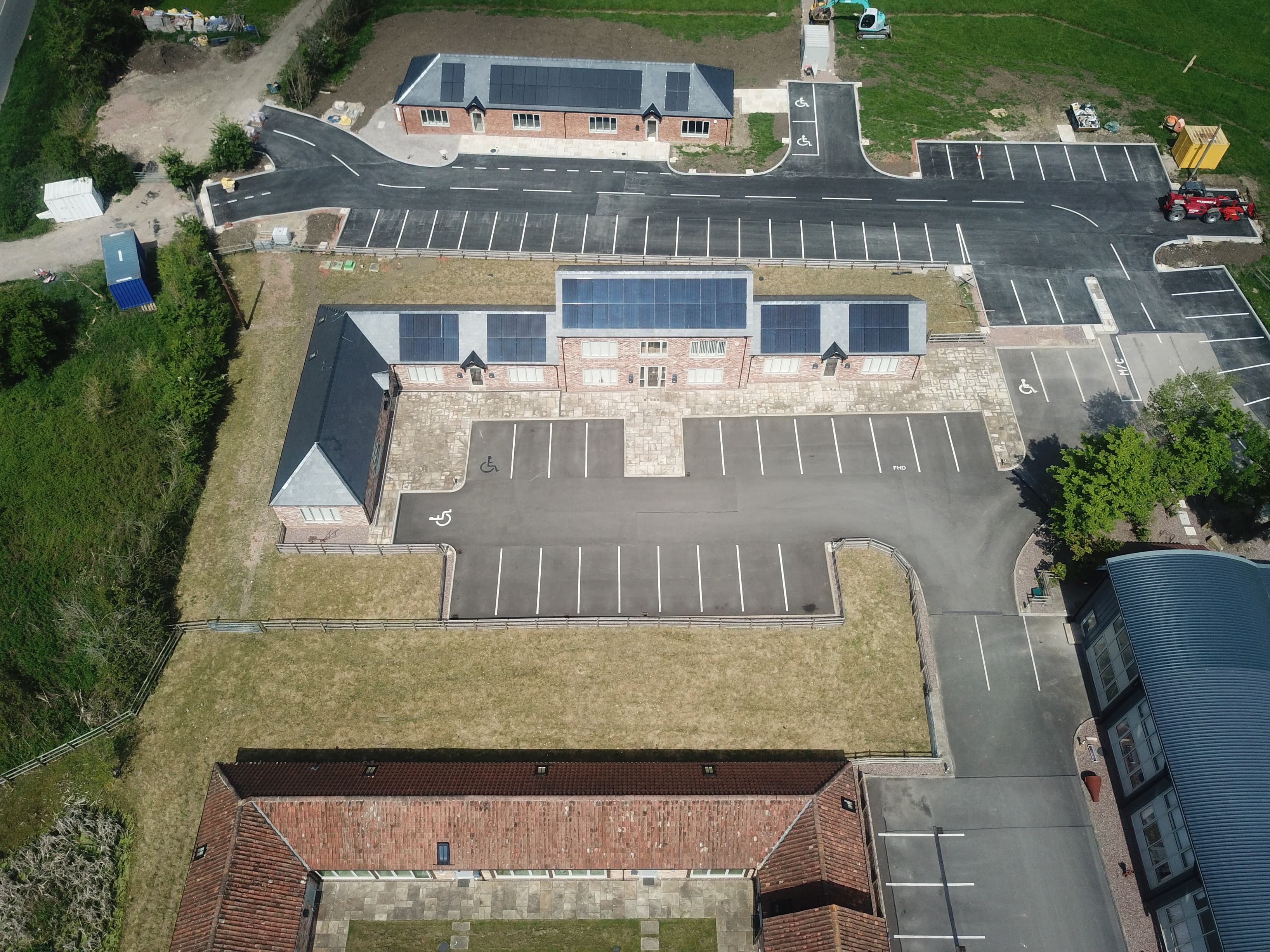 Westend Office Suites Aerial View NEar Junction 13 of M5