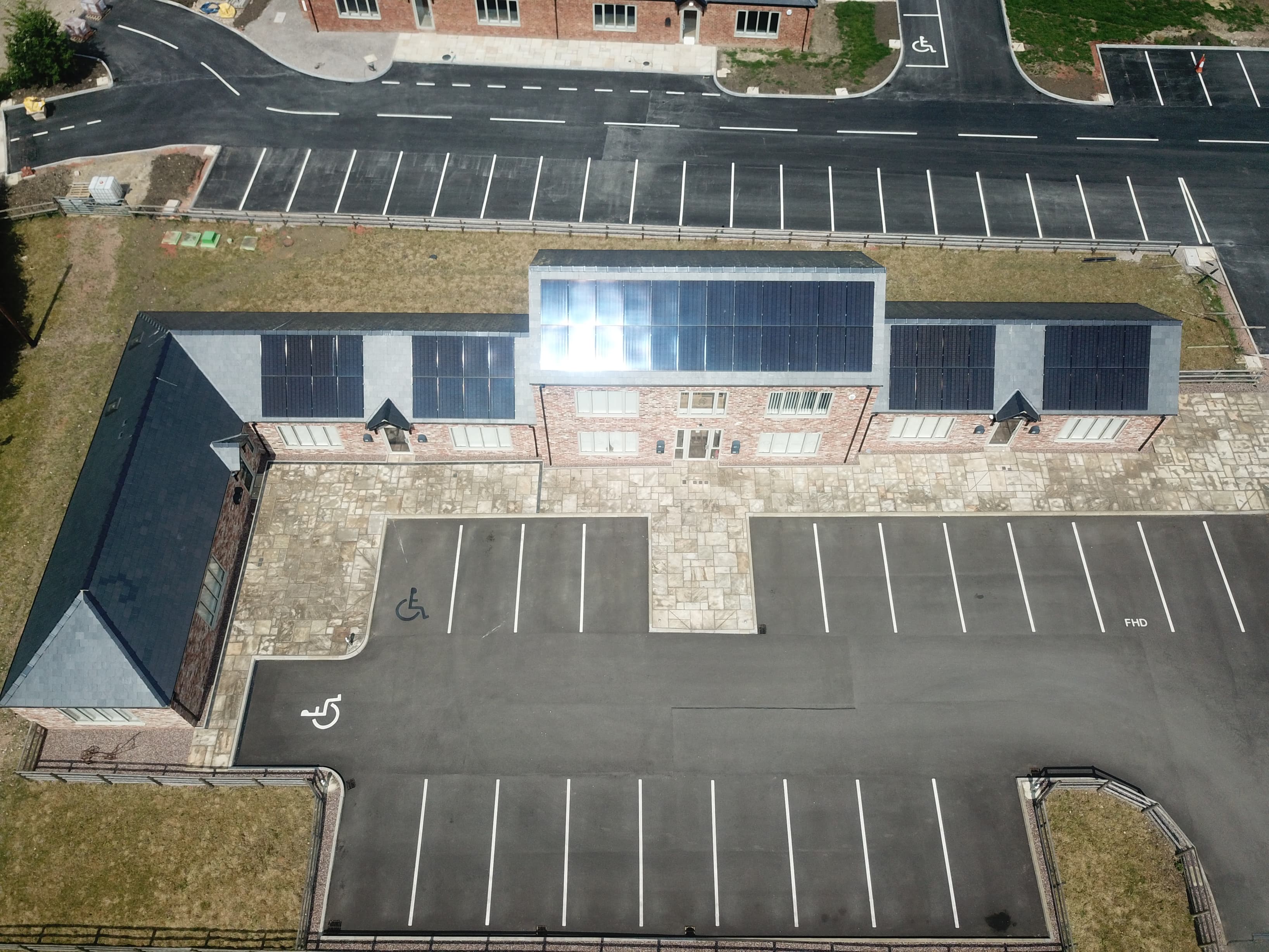 Westend Office Suites Aerial View NEar Junction 13 of M5