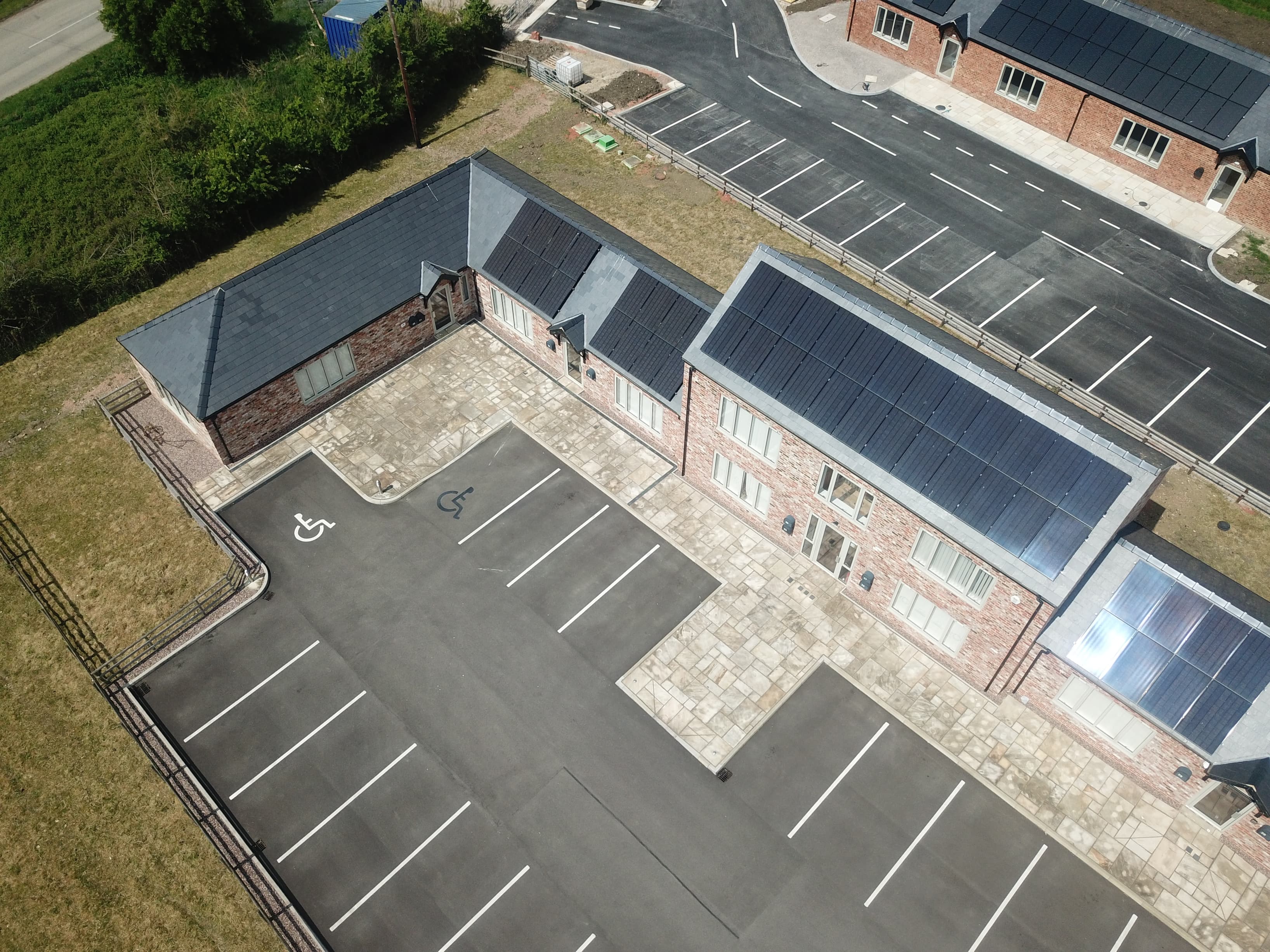 Westend Office Suites Aerial View NEar Junction 13 of M5
