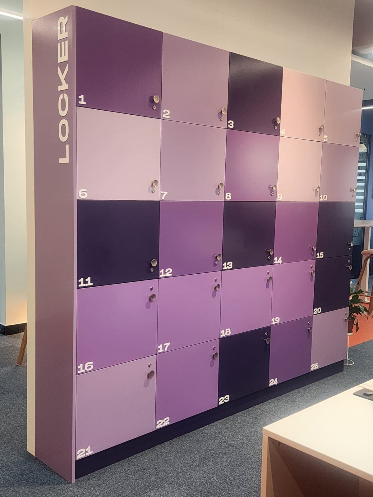 Secure locker facilities available for safe storage of personal belongings.