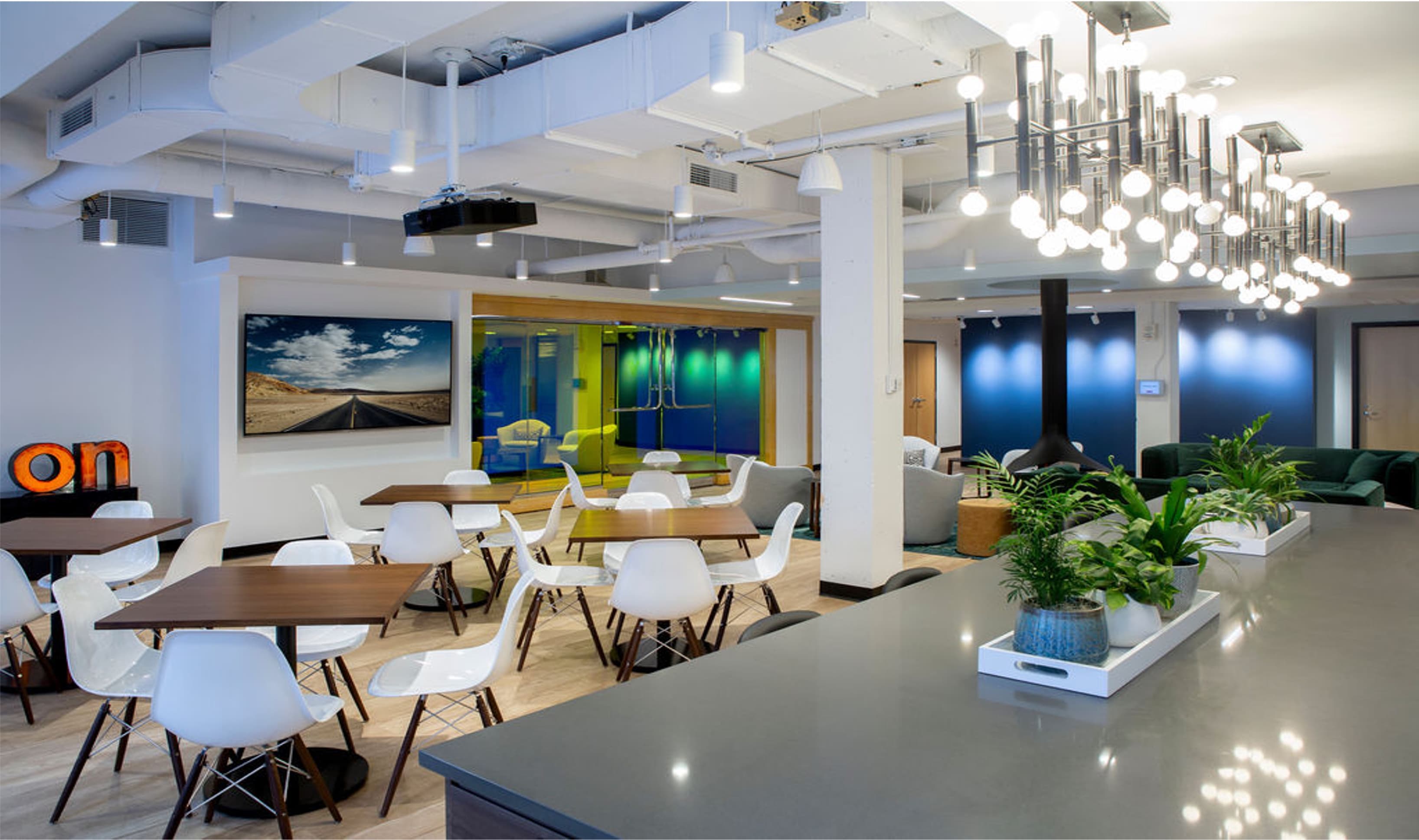 Dining and kitchen area