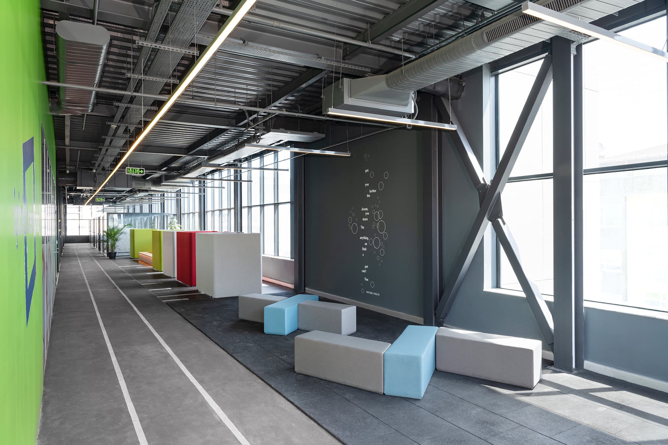 Take a walk on the 200-meter track